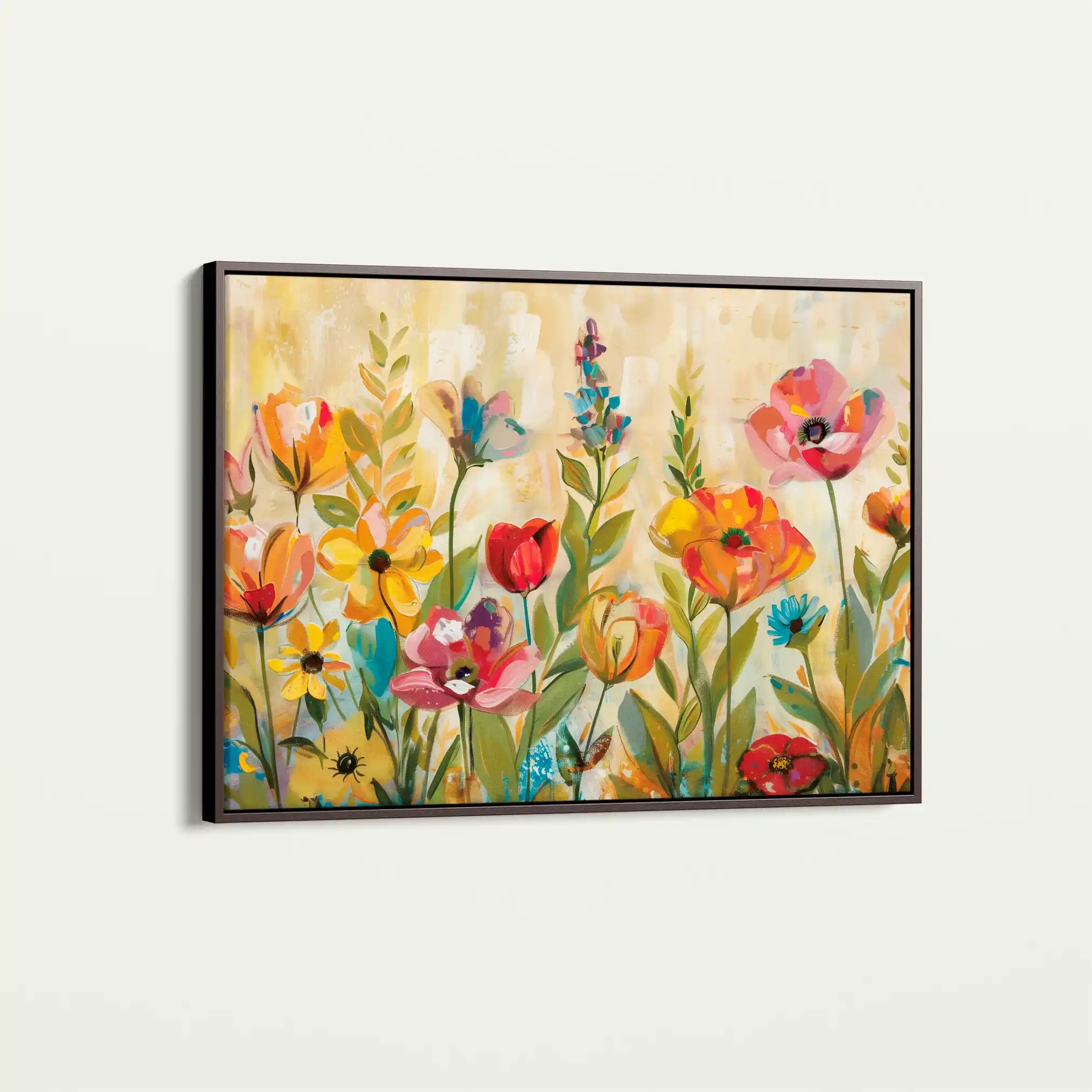 Floral Canvas Wall Art WAD546-F 90 x 60 cm / Stretched on hidden frame