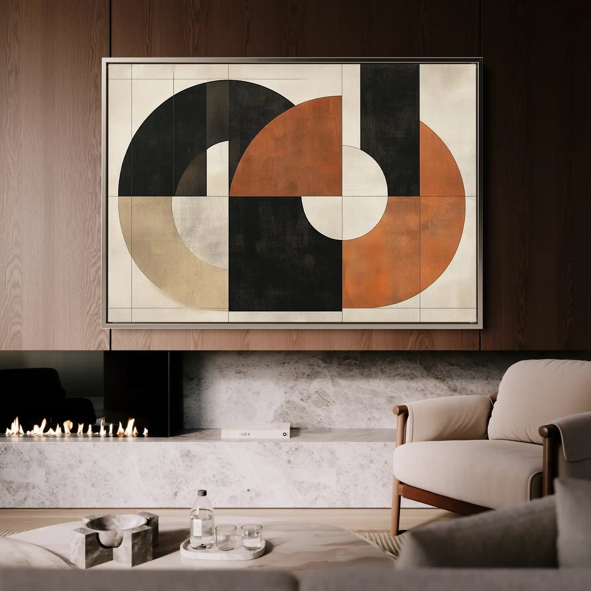 Abstract 547 Canvas Art 60 x 40 cm / Stretched on hidden frame