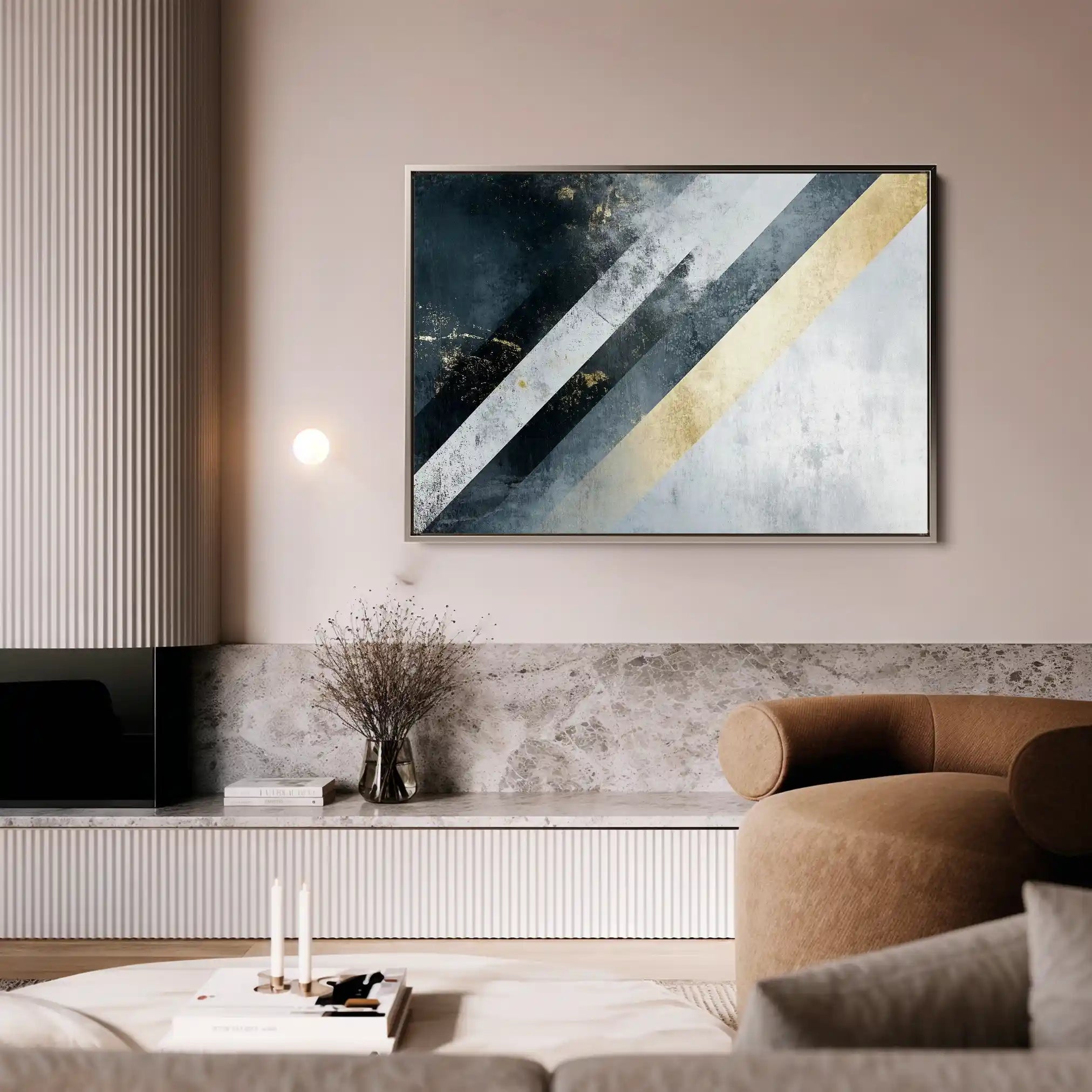 Abstract 548 Canvas Art 60 x 40 cm / Stretched on hidden frame