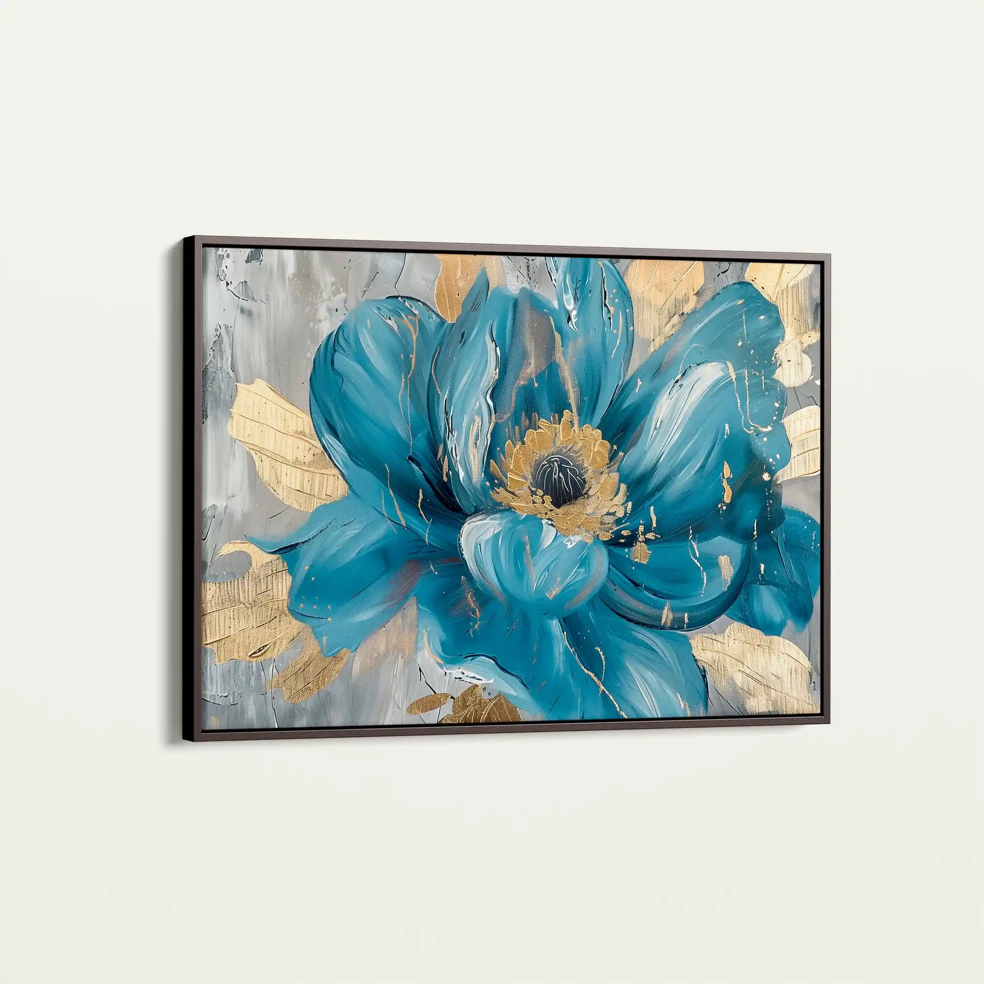 Floral Canvas Wall Art WAD548-F 90 x 60 cm / Stretched on hidden frame