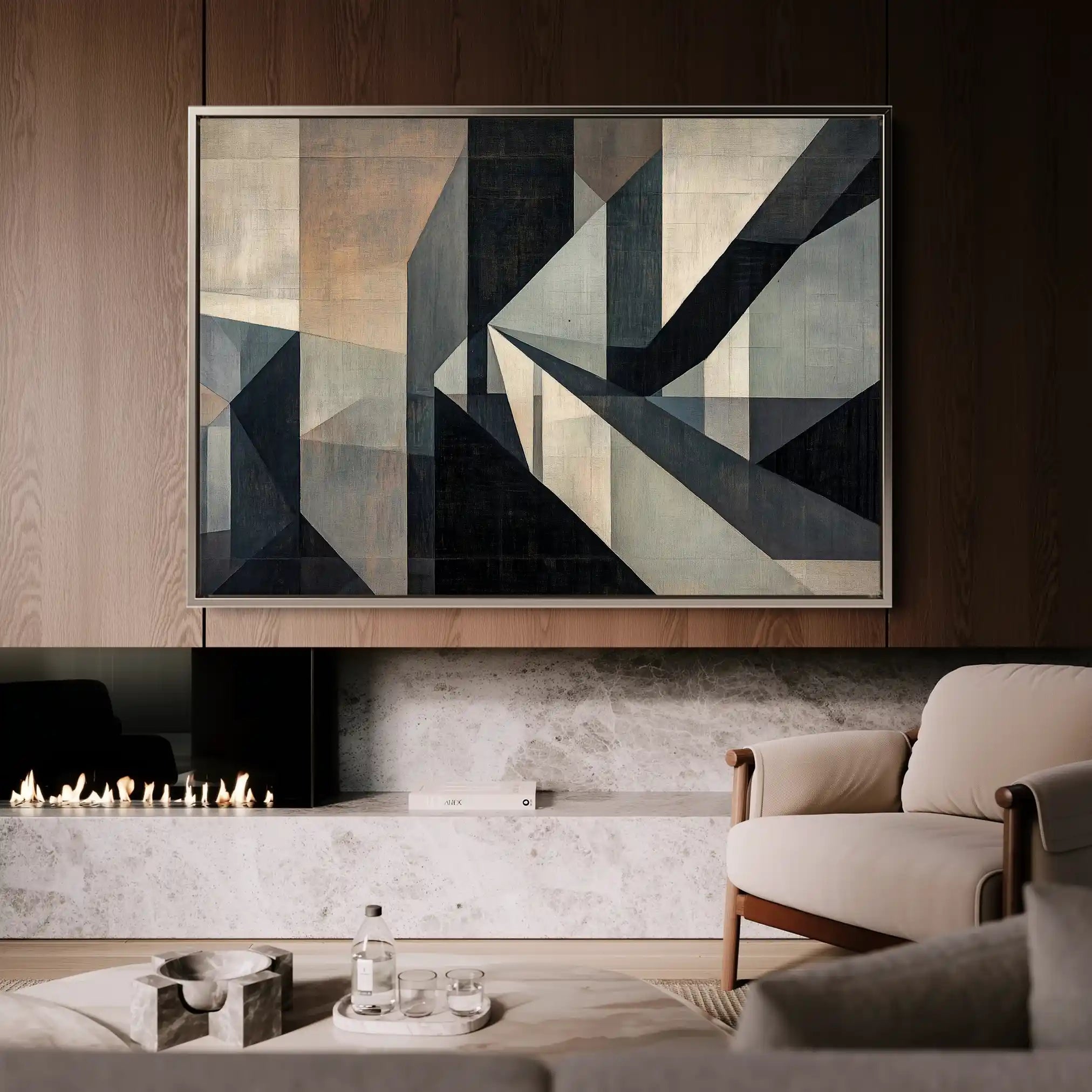 Abstract 549 Canvas Art 60 x 40 cm / Stretched on hidden frame