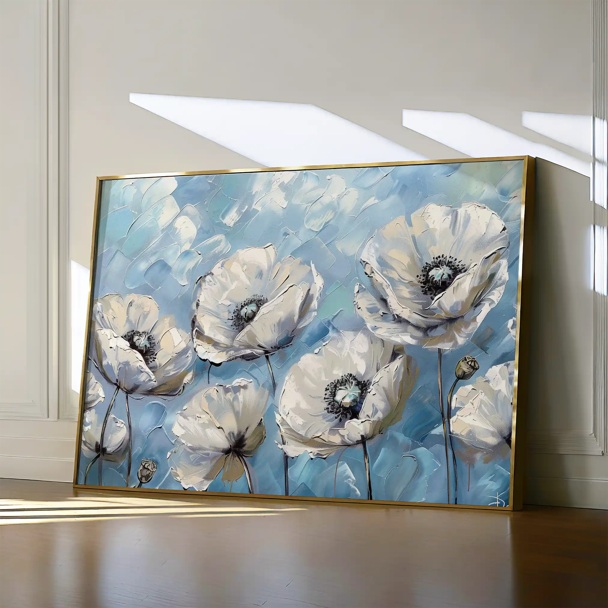 Floral Canvas Wall Art WAD550-F 90 x 60 cm / Stretched on hidden frame