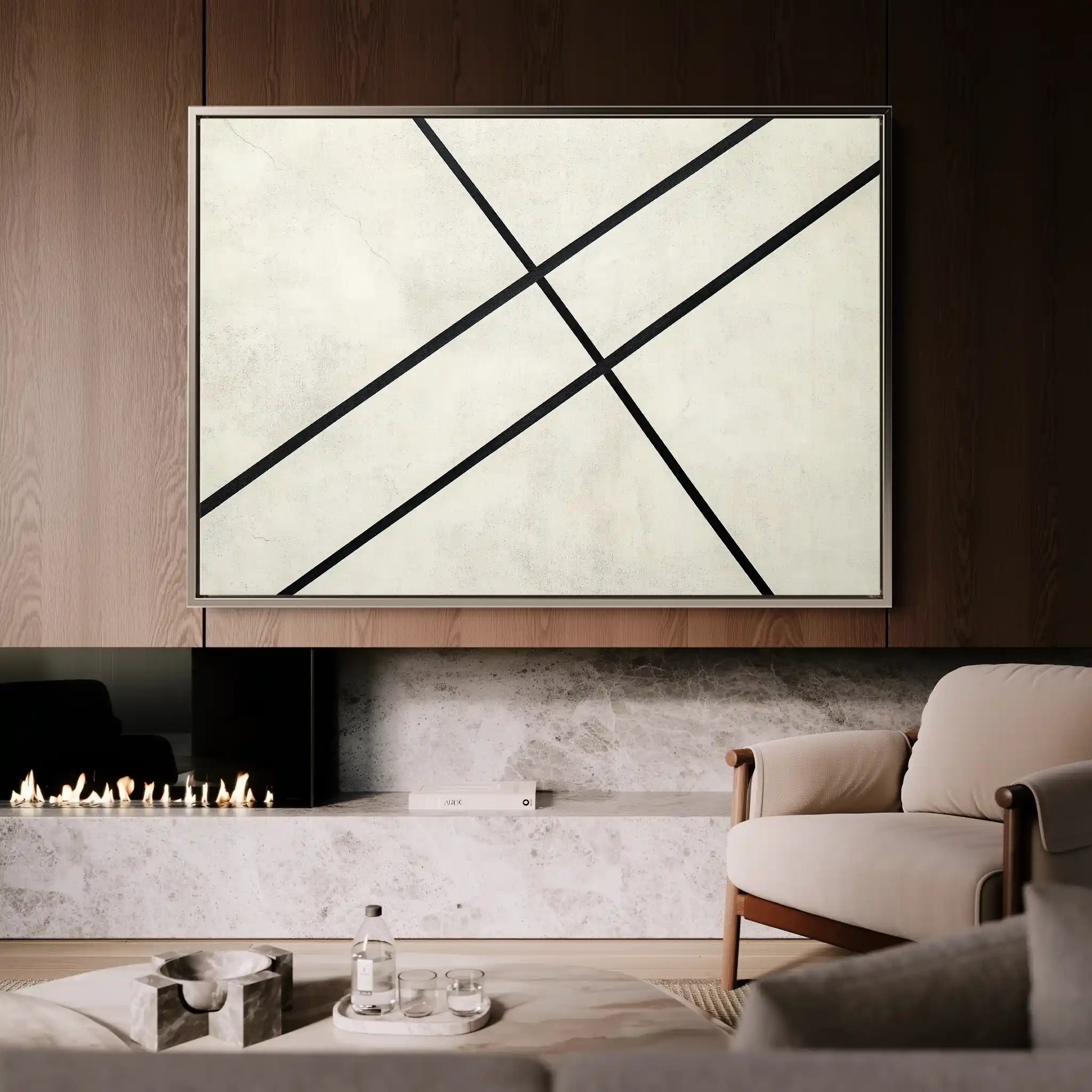 Abstract 551 Canvas Art 60 x 40 cm / Stretched on hidden frame