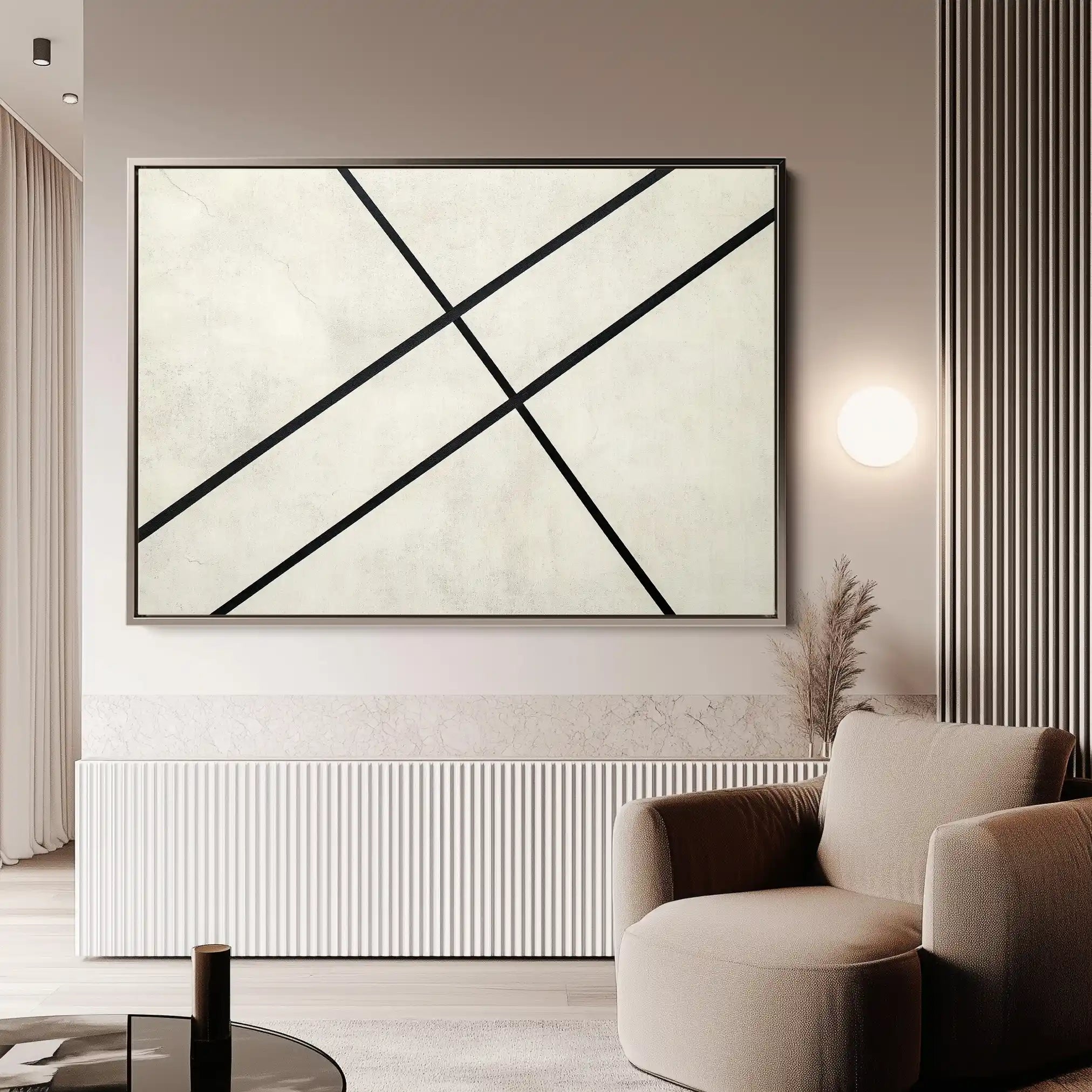 Abstract 551 Canvas Art 60 x 40 cm / Stretched on hidden frame