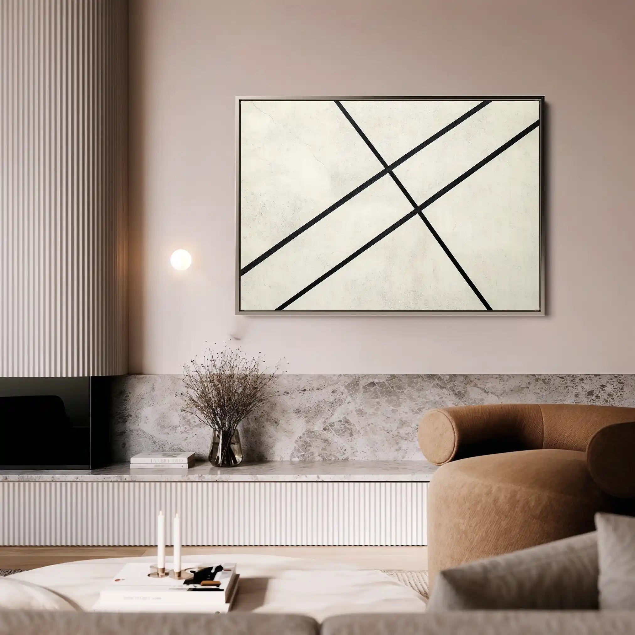 Abstract 551 Canvas Art 60 x 40 cm / Stretched on hidden frame