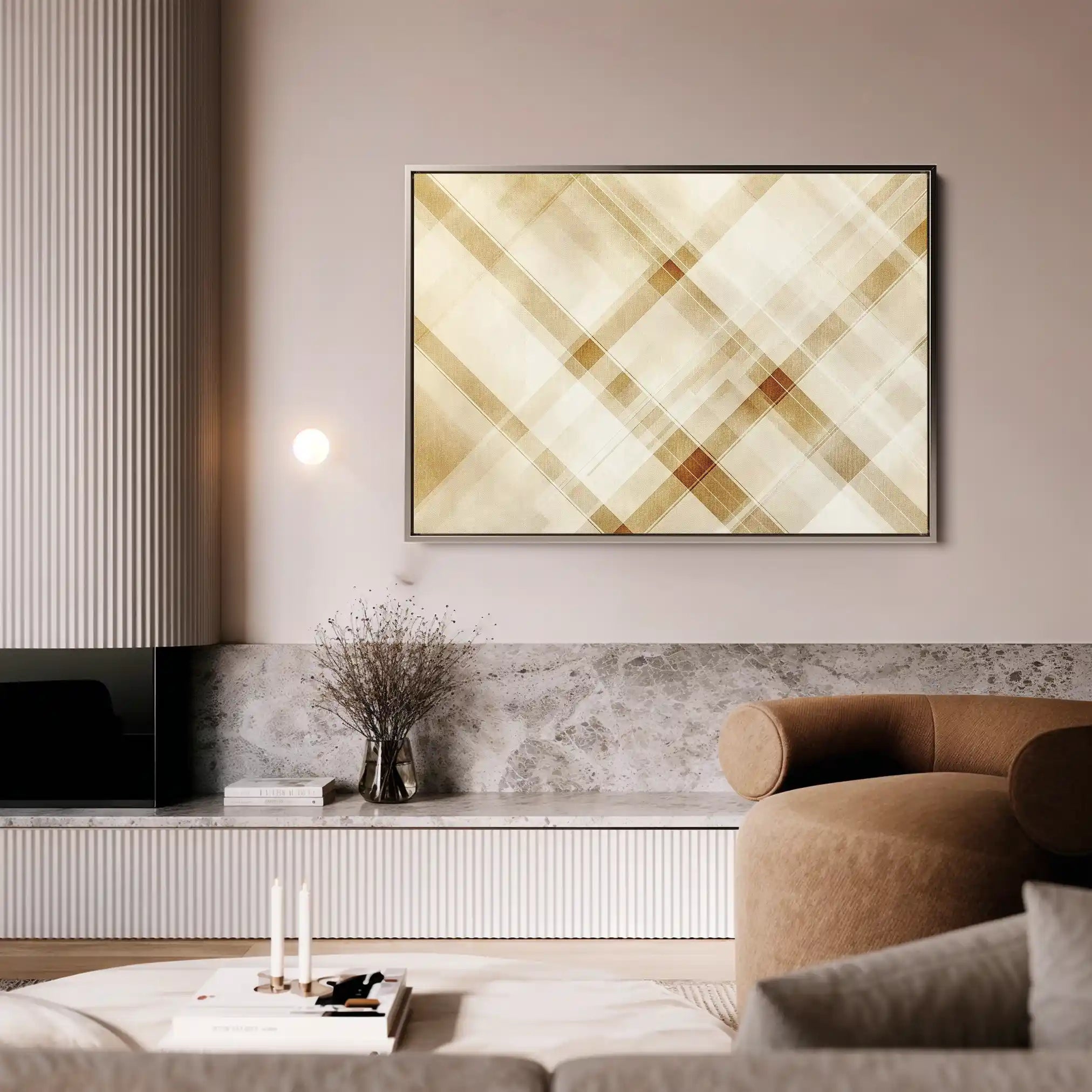 Abstract 552 Canvas Art 60 x 40 cm / Stretched on hidden frame