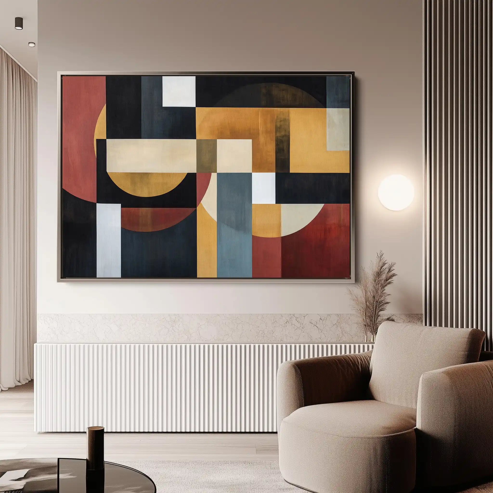 Abstract 553 Canvas Art 60 x 40 cm / Stretched on hidden frame