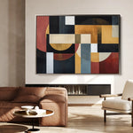 Abstract 553 Canvas Art 60 x 40 cm / Stretched on hidden frame