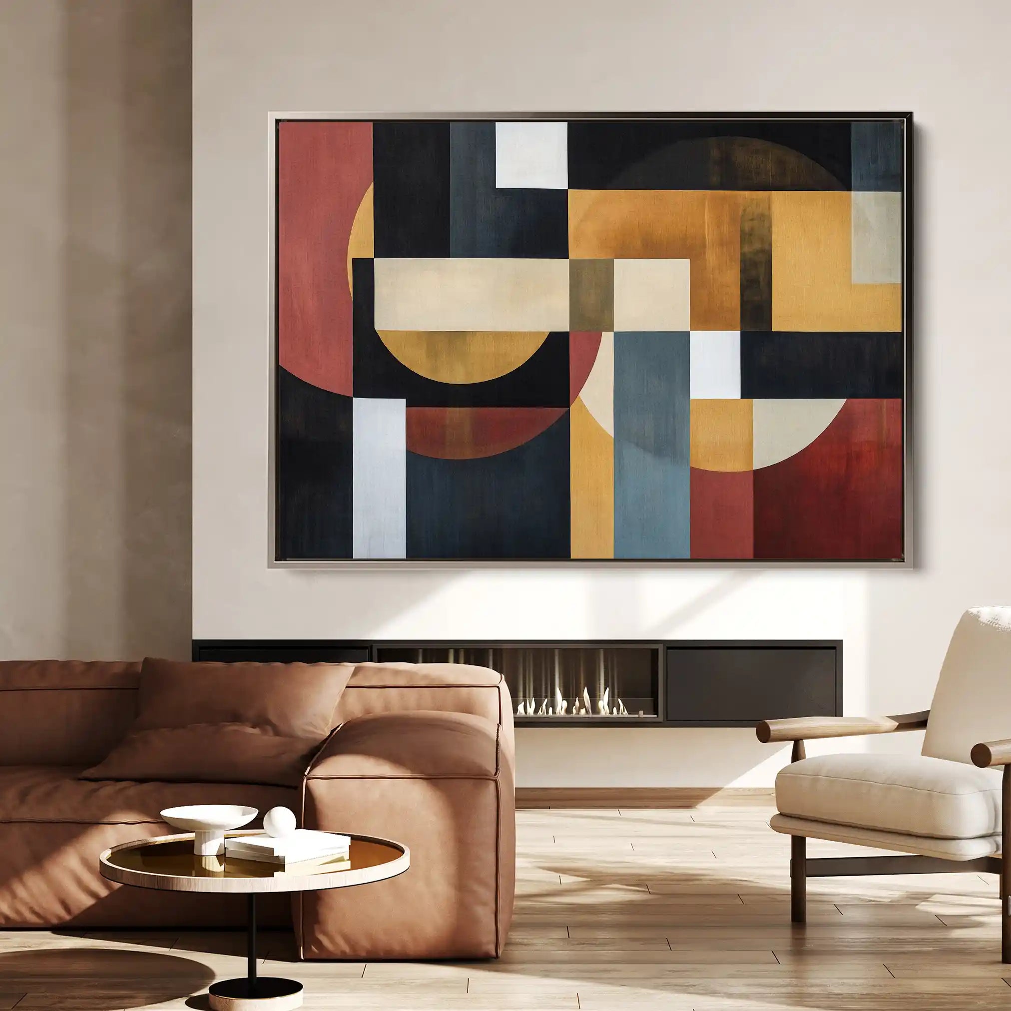 Abstract 553 Canvas Art 60 x 40 cm / Stretched on hidden frame