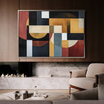 Abstract 553 Canvas Art 60 x 40 cm / Stretched on hidden frame