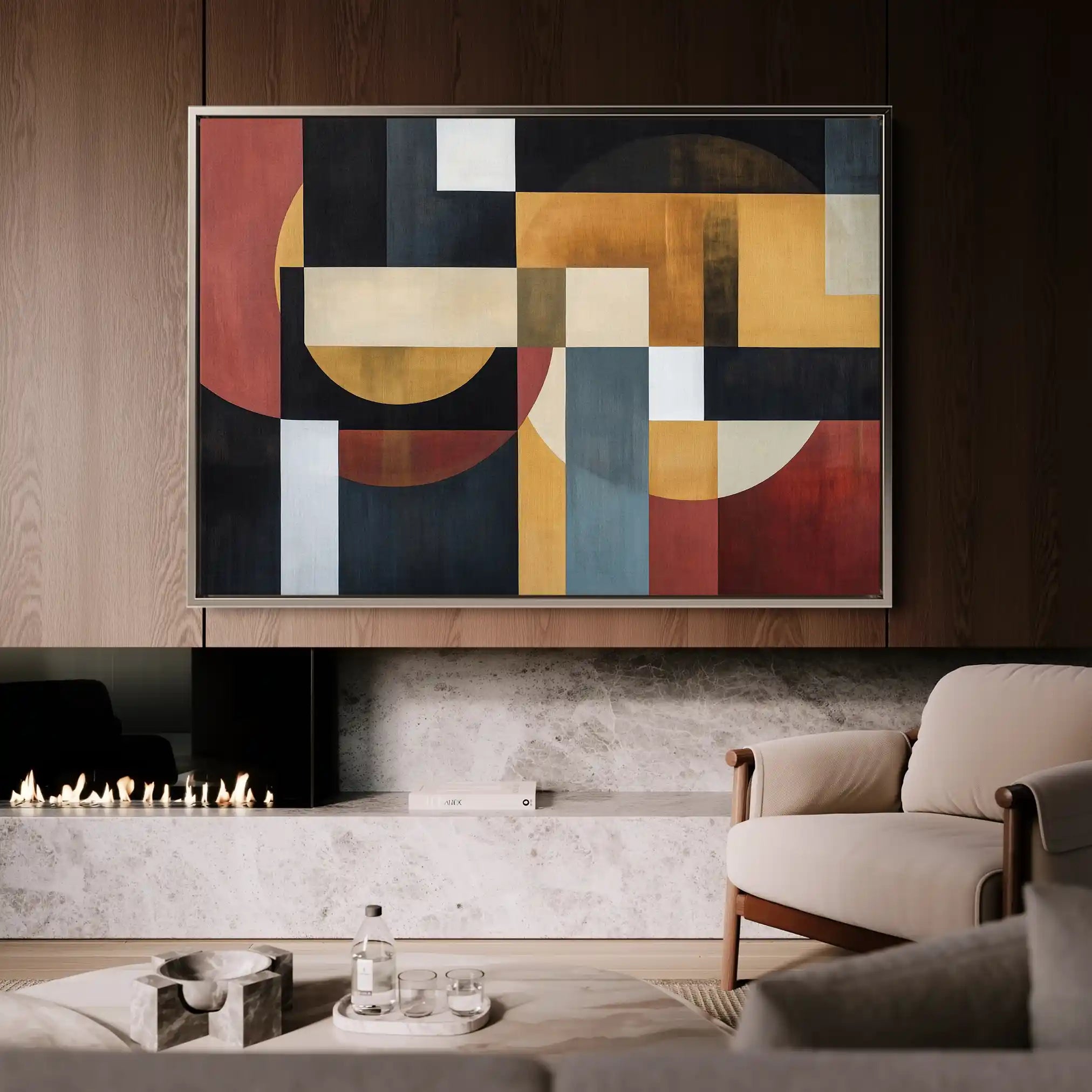 Abstract 553 Canvas Art 60 x 40 cm / Stretched on hidden frame