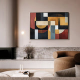 Abstract 553 Canvas Art 60 x 40 cm / Stretched on hidden frame