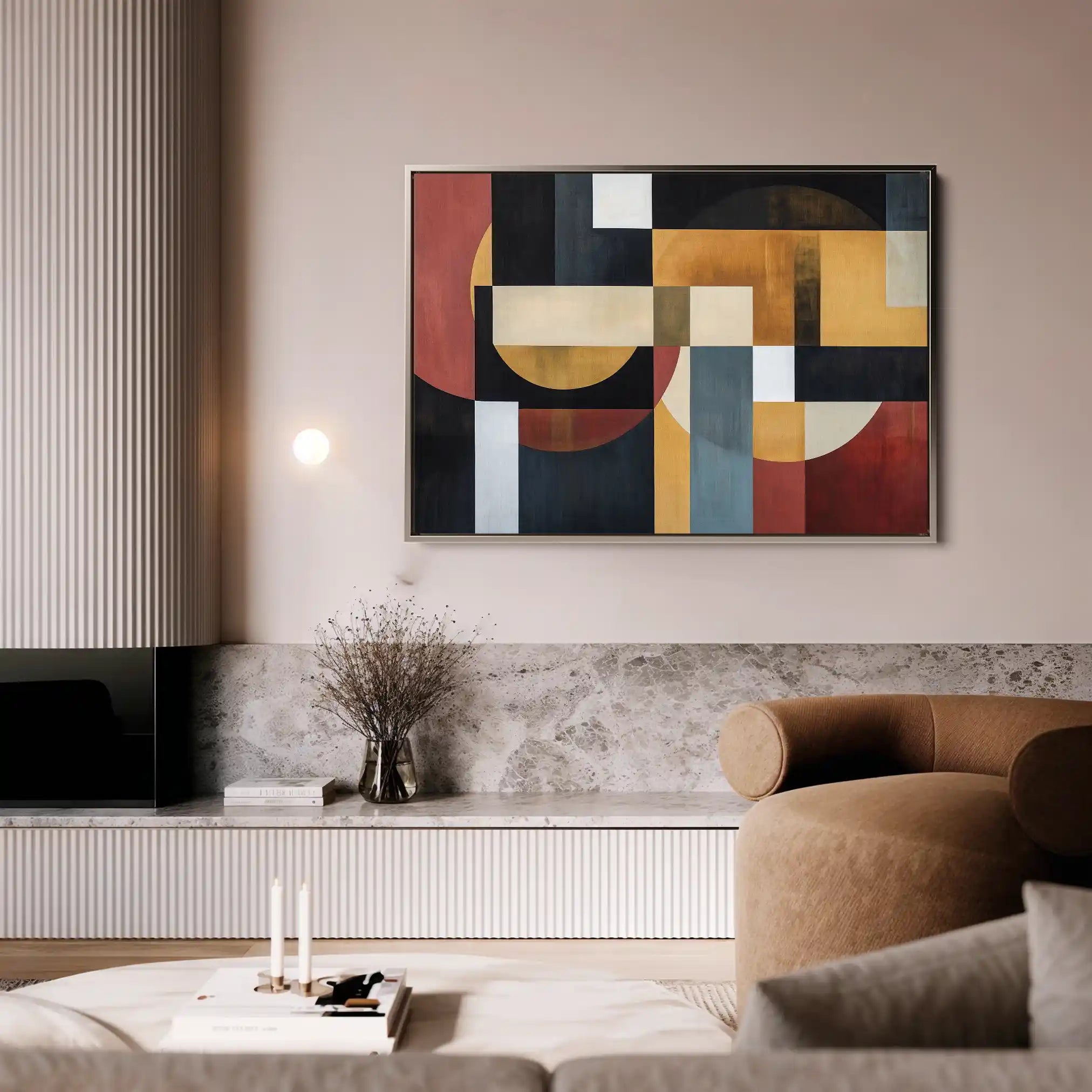Abstract 553 Canvas Art 60 x 40 cm / Stretched on hidden frame