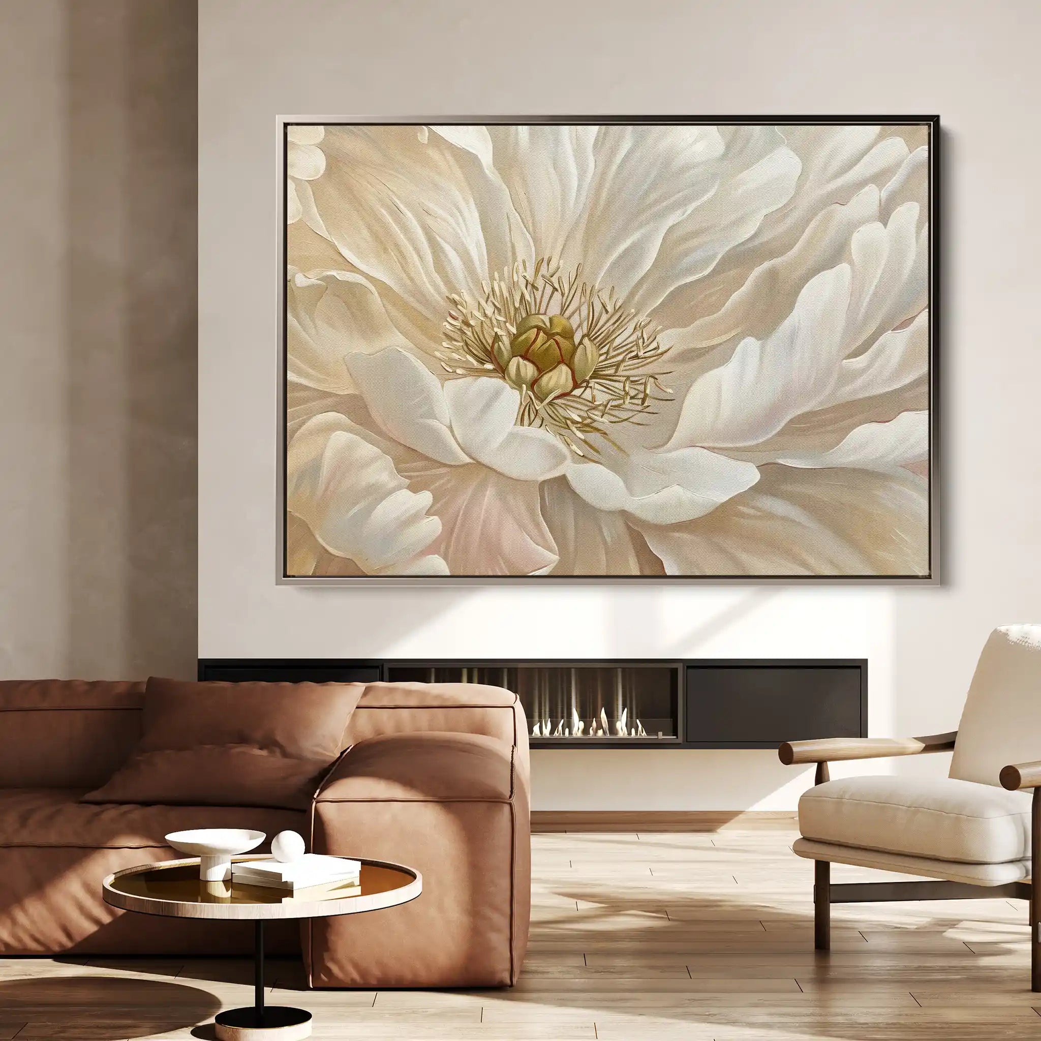 Floral Canvas Wall Art WAD553-F 90 x 60 cm / Stretched on hidden frame