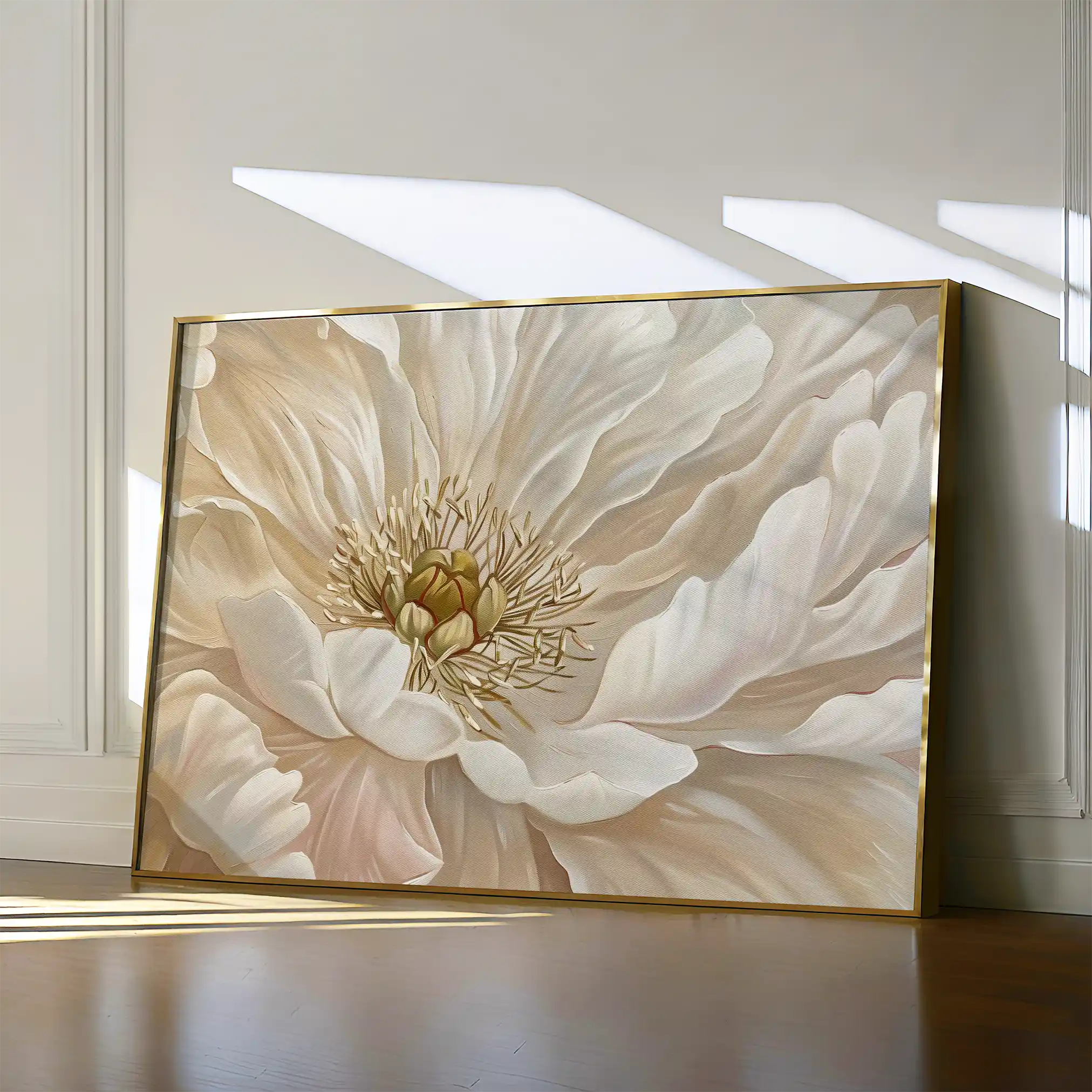 Floral Canvas Wall Art WAD553-F 90 x 60 cm / Stretched on hidden frame