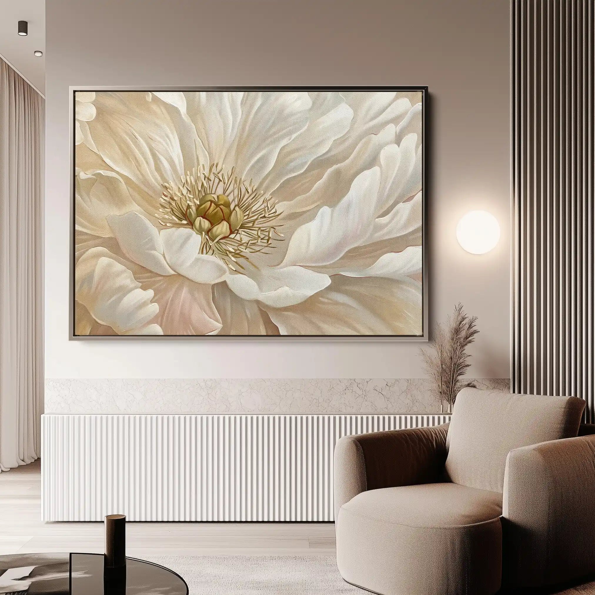 Floral Canvas Wall Art WAD553-F 90 x 60 cm / Stretched on hidden frame