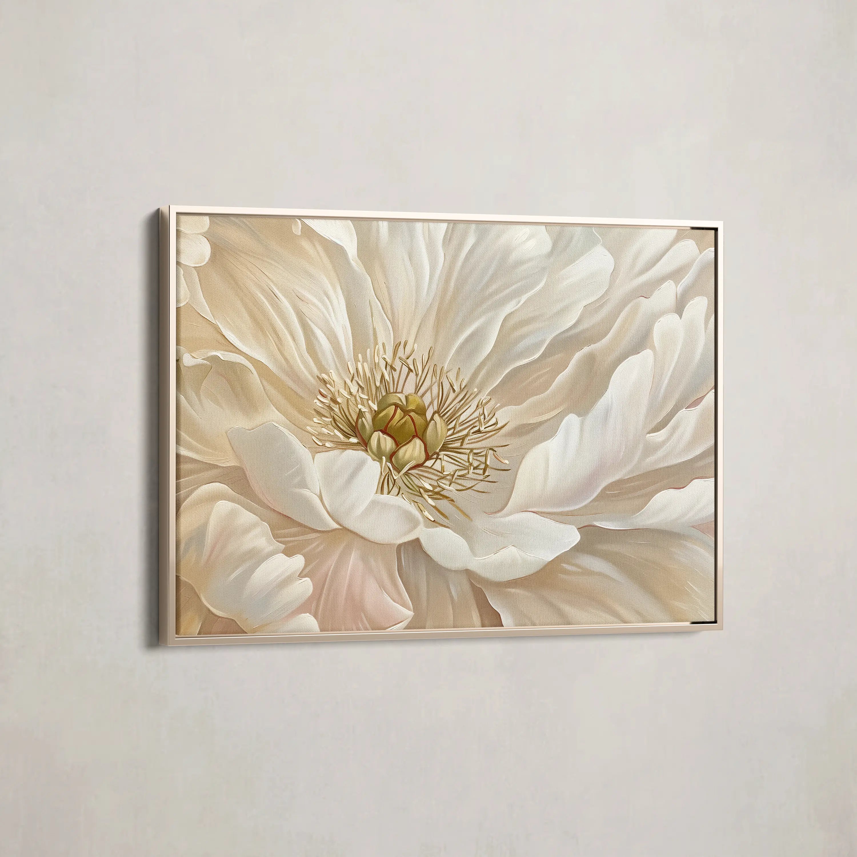 Floral Canvas Wall Art WAD553-F 90 x 60 cm / Stretched on hidden frame