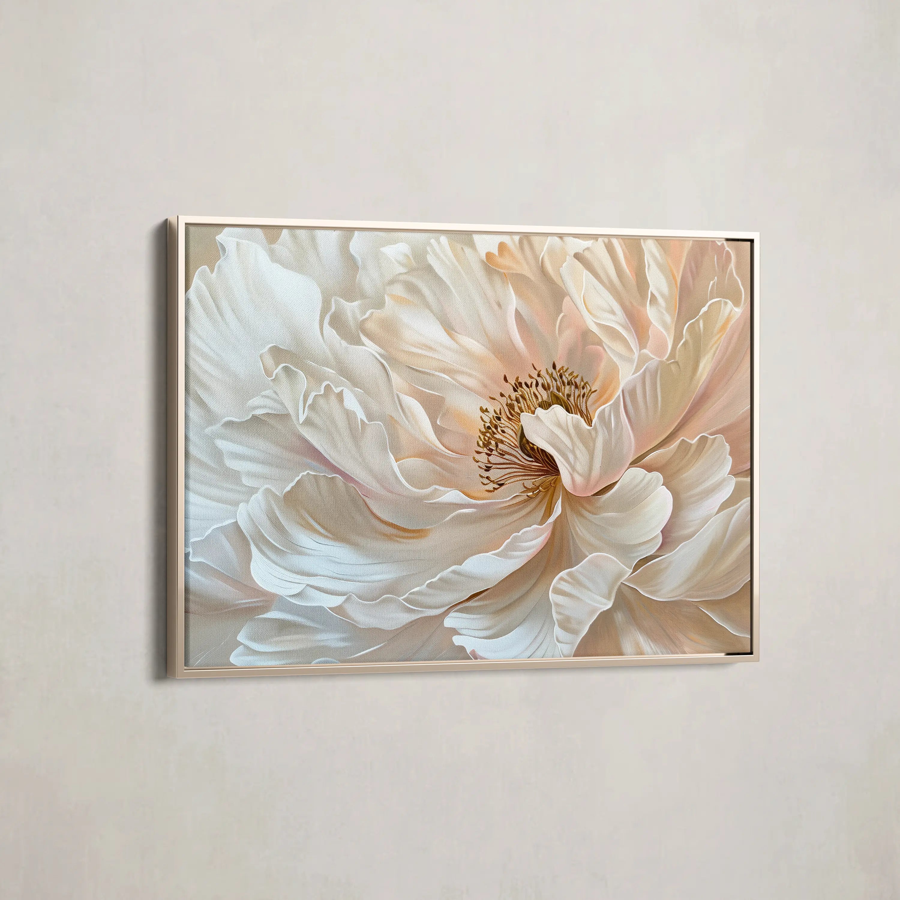 Floral Canvas Wall Art WAD554-F 90 x 60 cm / Stretched on hidden frame