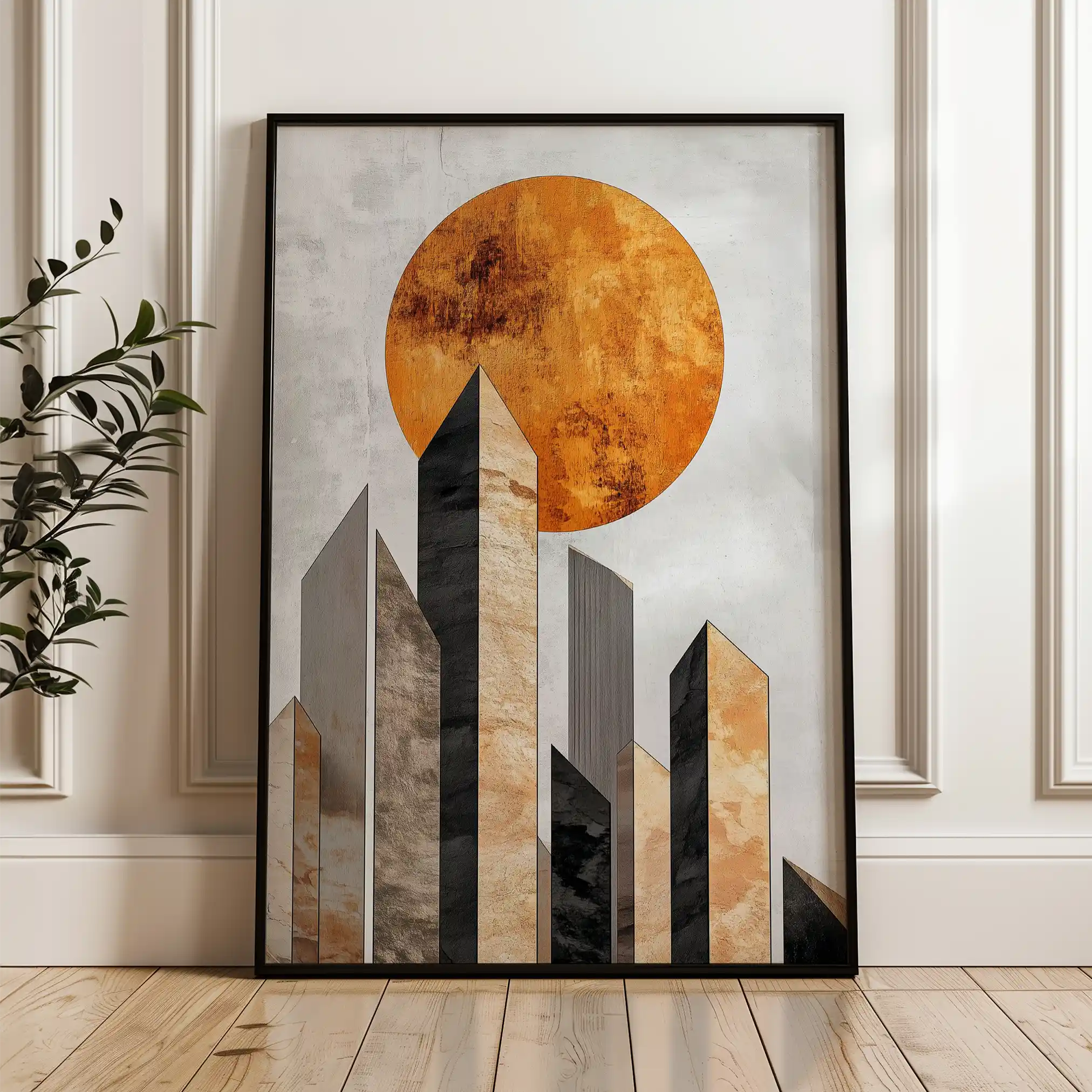 Abstract 555 Canvas Art 60 x 40 cm / Stretched on hidden frame