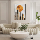 Abstract 555 Canvas Art 60 x 40 cm / Stretched on hidden frame