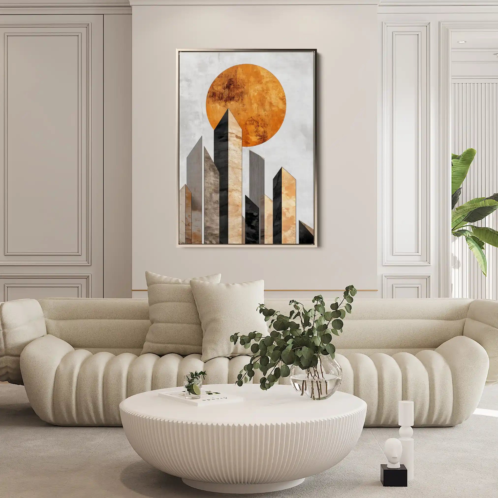 Abstract 555 Canvas Art 60 x 40 cm / Stretched on hidden frame