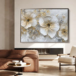 Floral Canvas Wall Art WAD555-F 90 x 60 cm / Stretched on hidden frame