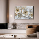 Floral Canvas Wall Art WAD555-F 90 x 60 cm / Stretched on hidden frame