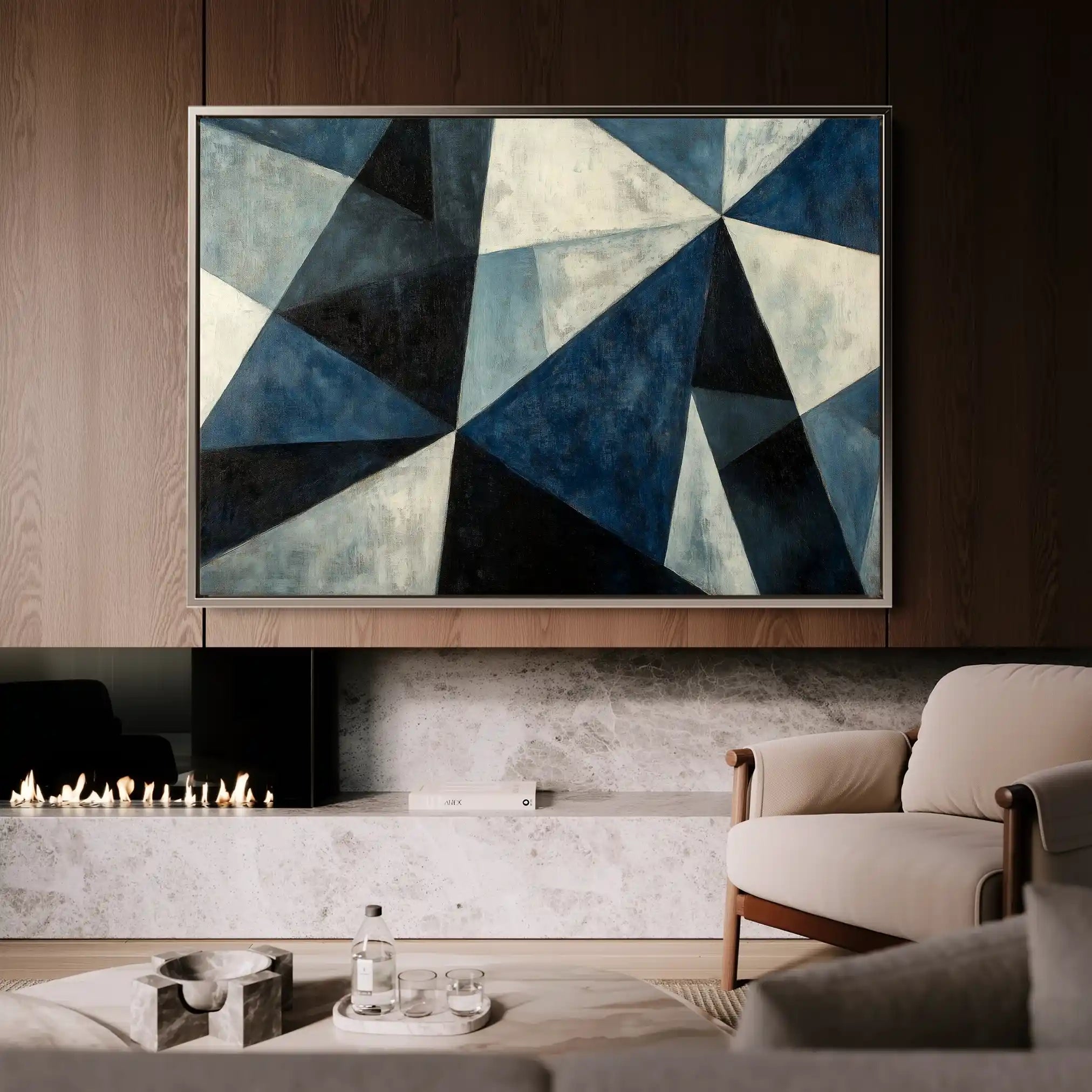 Abstract 556 Canvas Art 60 x 40 cm / Stretched on hidden frame