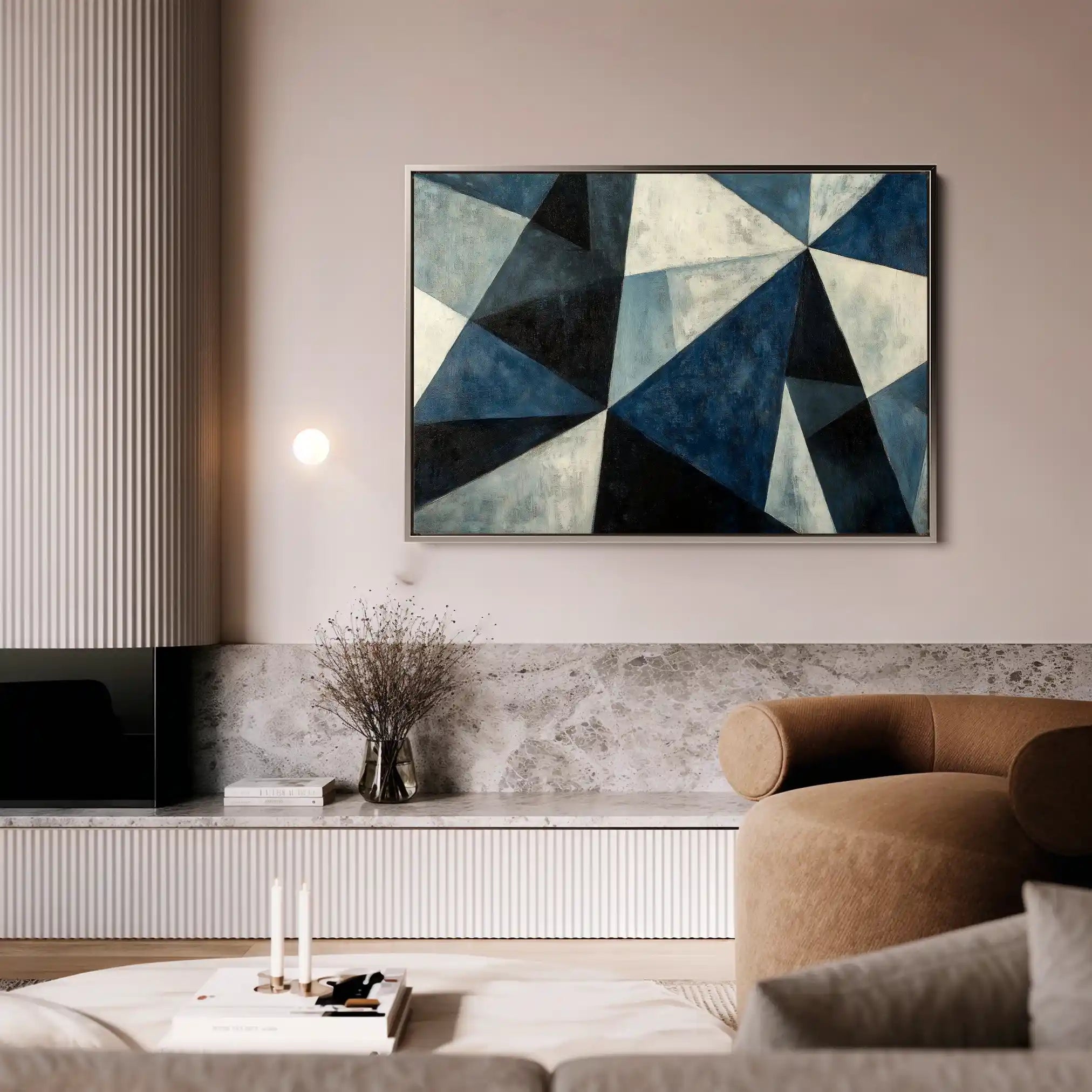 Abstract 556 Canvas Art 60 x 40 cm / Stretched on hidden frame