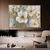 Floral Canvas Wall Art WAD556-F 90 x 60 cm / Stretched on hidden frame