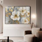 Floral Canvas Wall Art WAD556-F 90 x 60 cm / Stretched on hidden frame