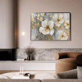 Floral Canvas Wall Art WAD556-F 90 x 60 cm / Stretched on hidden frame