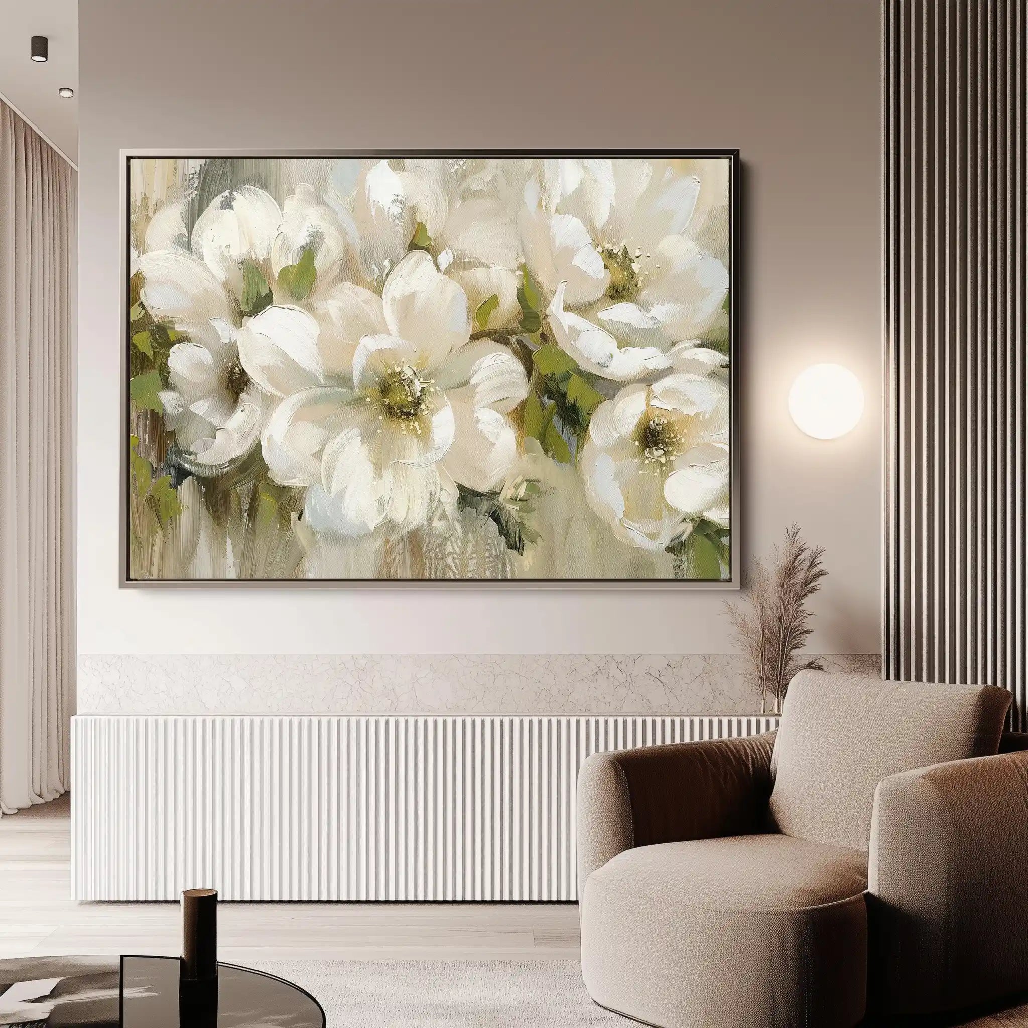 Floral Canvas Wall Art WAD557-F 90 x 60 cm / Stretched on hidden frame