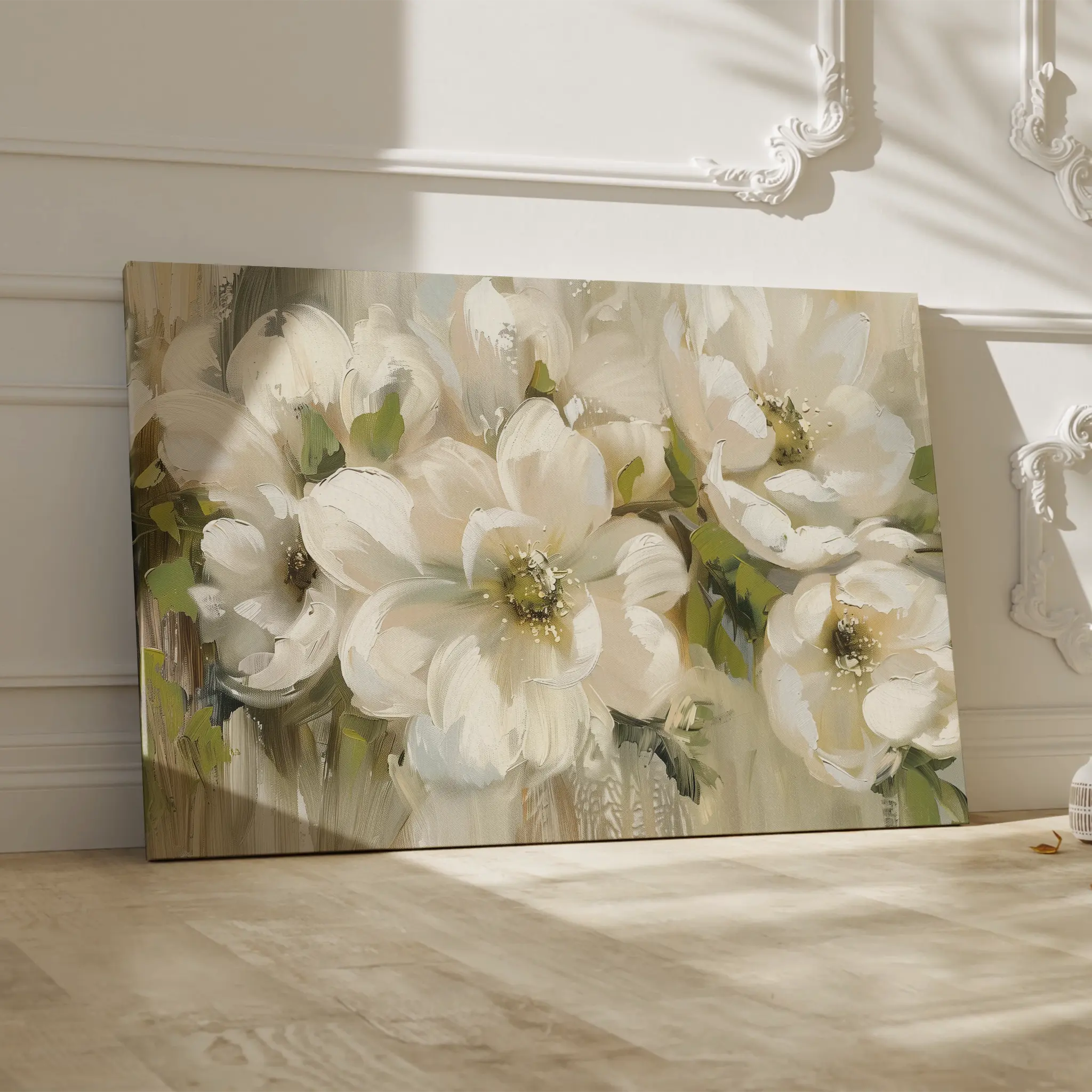 Floral Canvas Wall Art WAD557-F 90 x 60 cm / Stretched on hidden frame