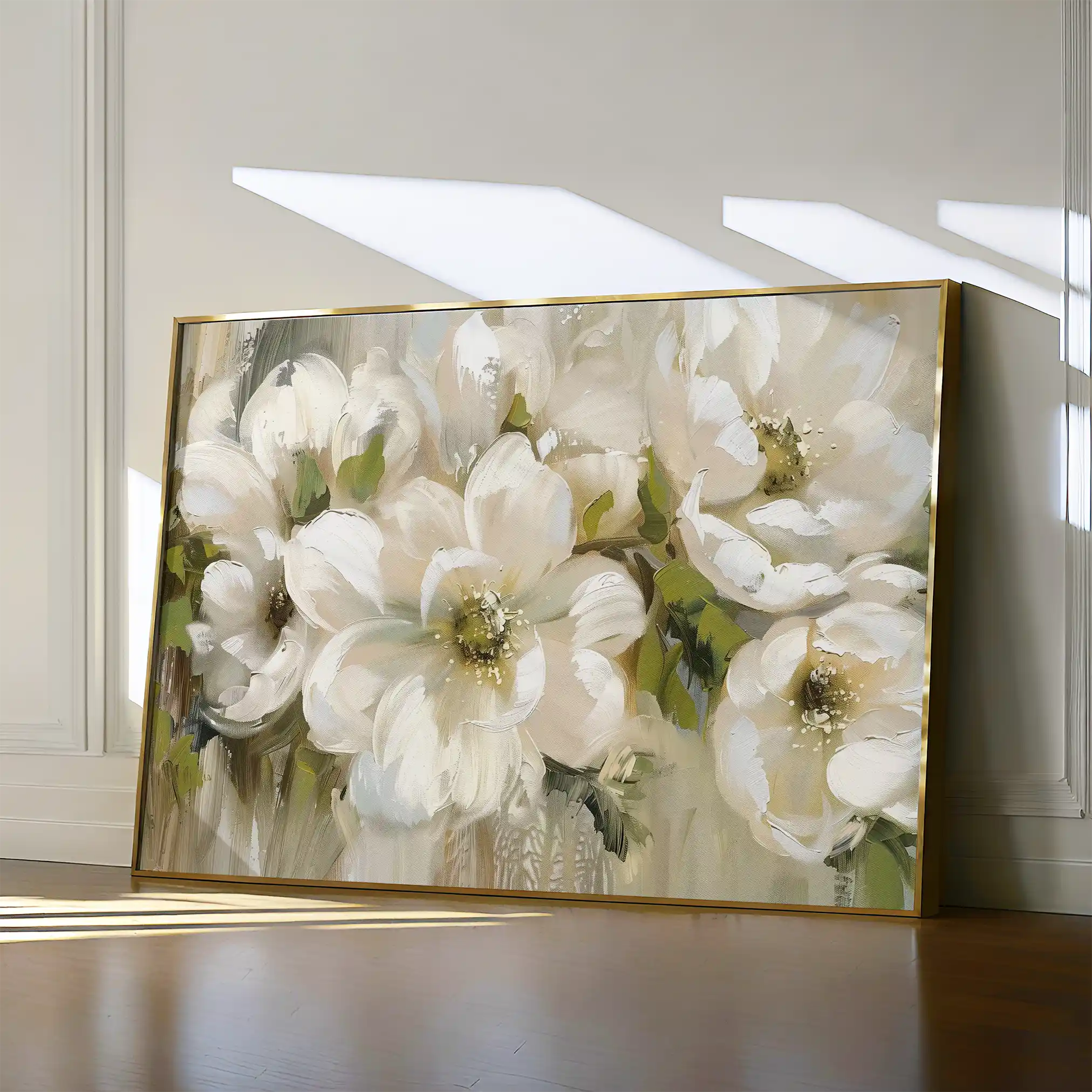 Floral Canvas Wall Art WAD557-F 90 x 60 cm / Stretched on hidden frame