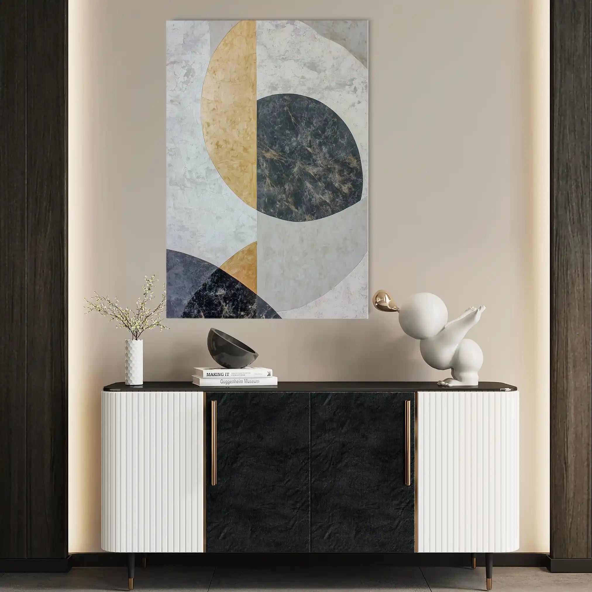 Abstract 558 Canvas Art 60 x 40 cm / Stretched on hidden frame