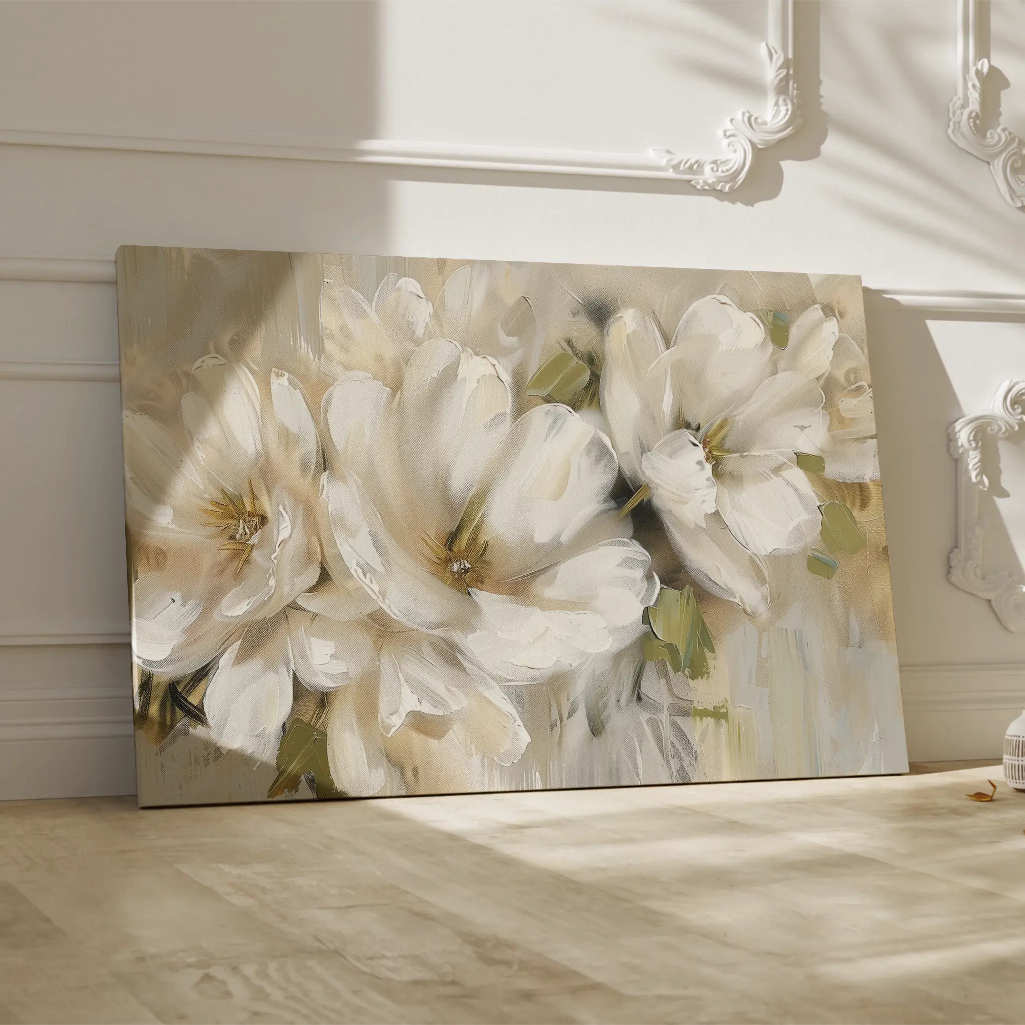 Floral Canvas Wall Art WAD558-F 90 x 60 cm / Stretched on hidden frame