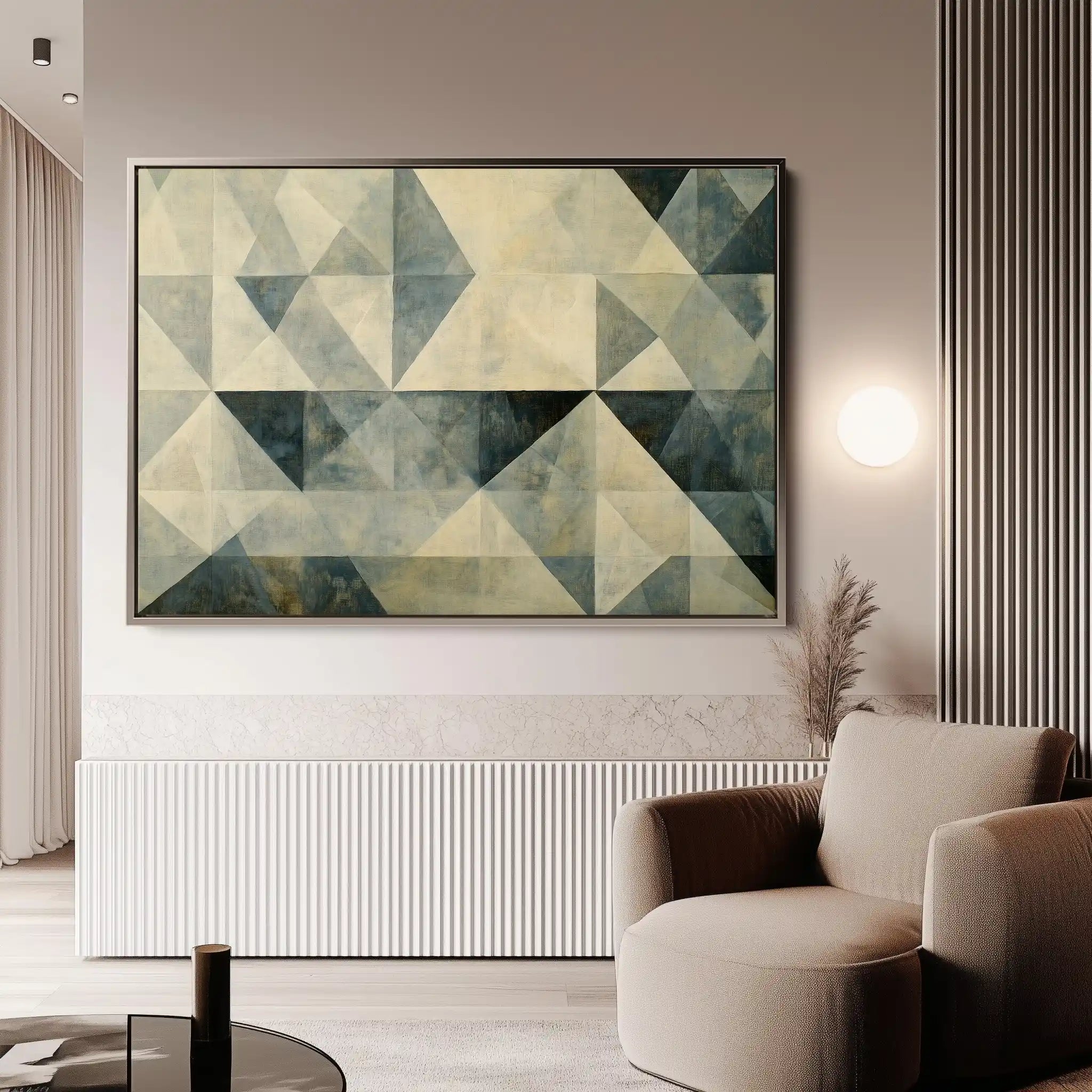 Abstract Canvas Wall Art WAD559-A 90 x 60 cm / Stretched on hidden frame