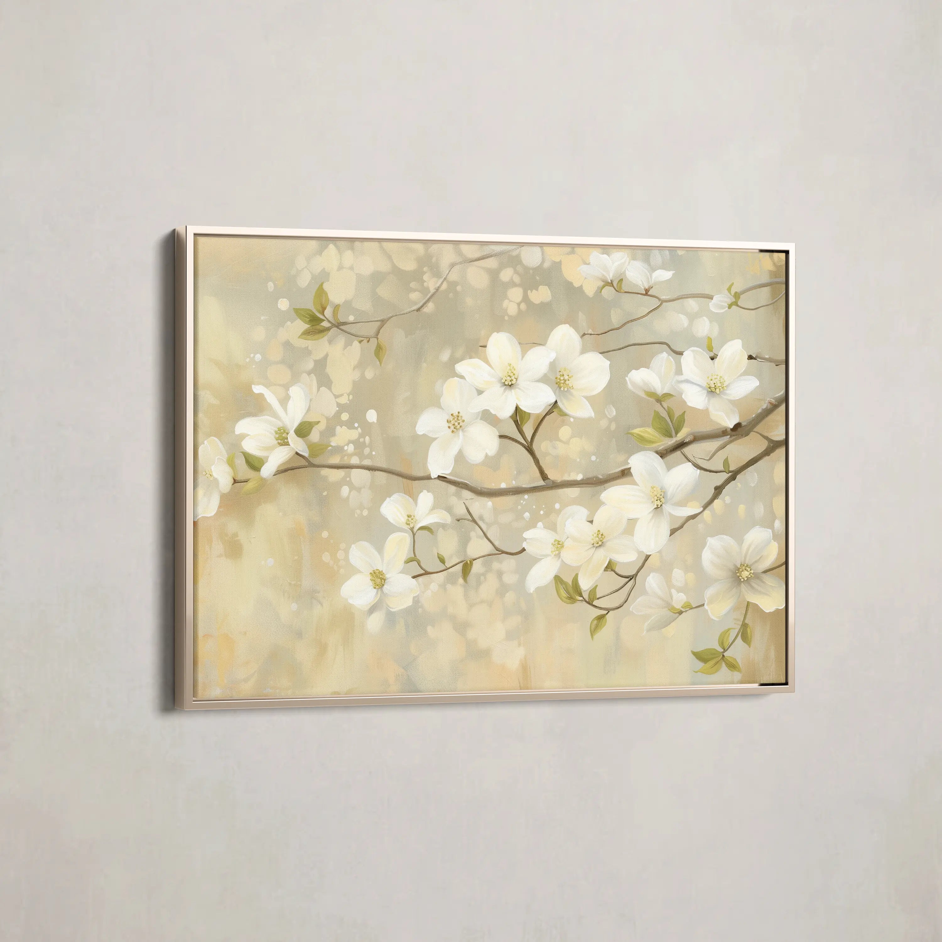 Floral Canvas Wall Art WAD559-F 90 x 60 cm / Stretched on hidden frame