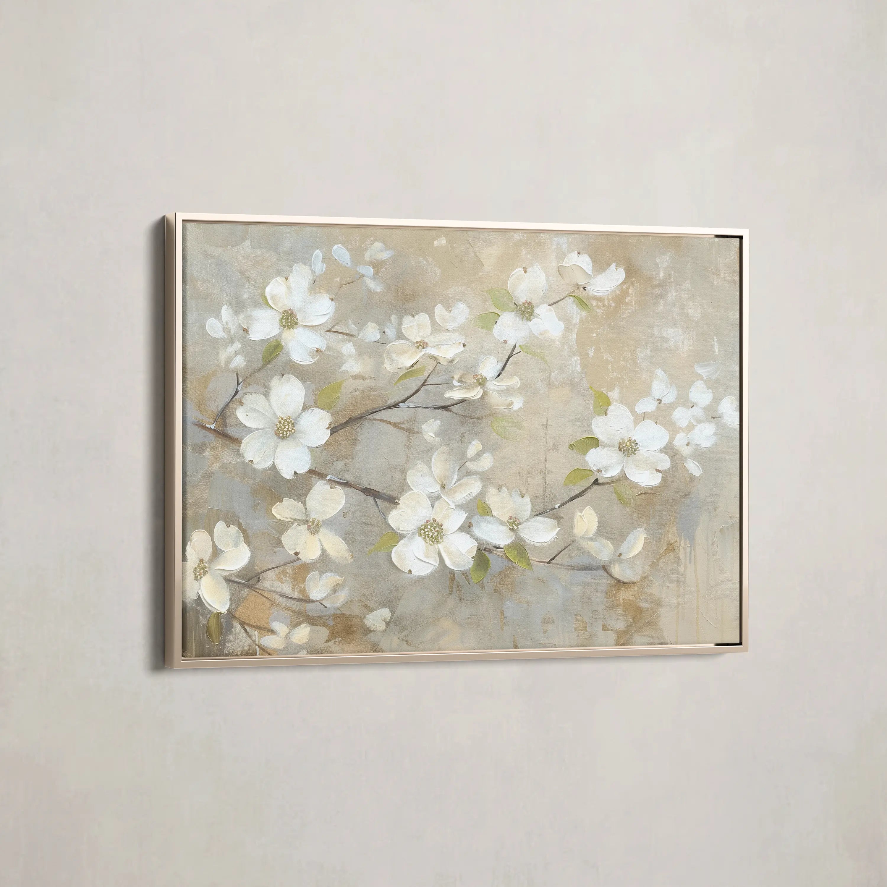 Floral Canvas Wall Art WAD560-F 90 x 60 cm / Stretched on hidden frame