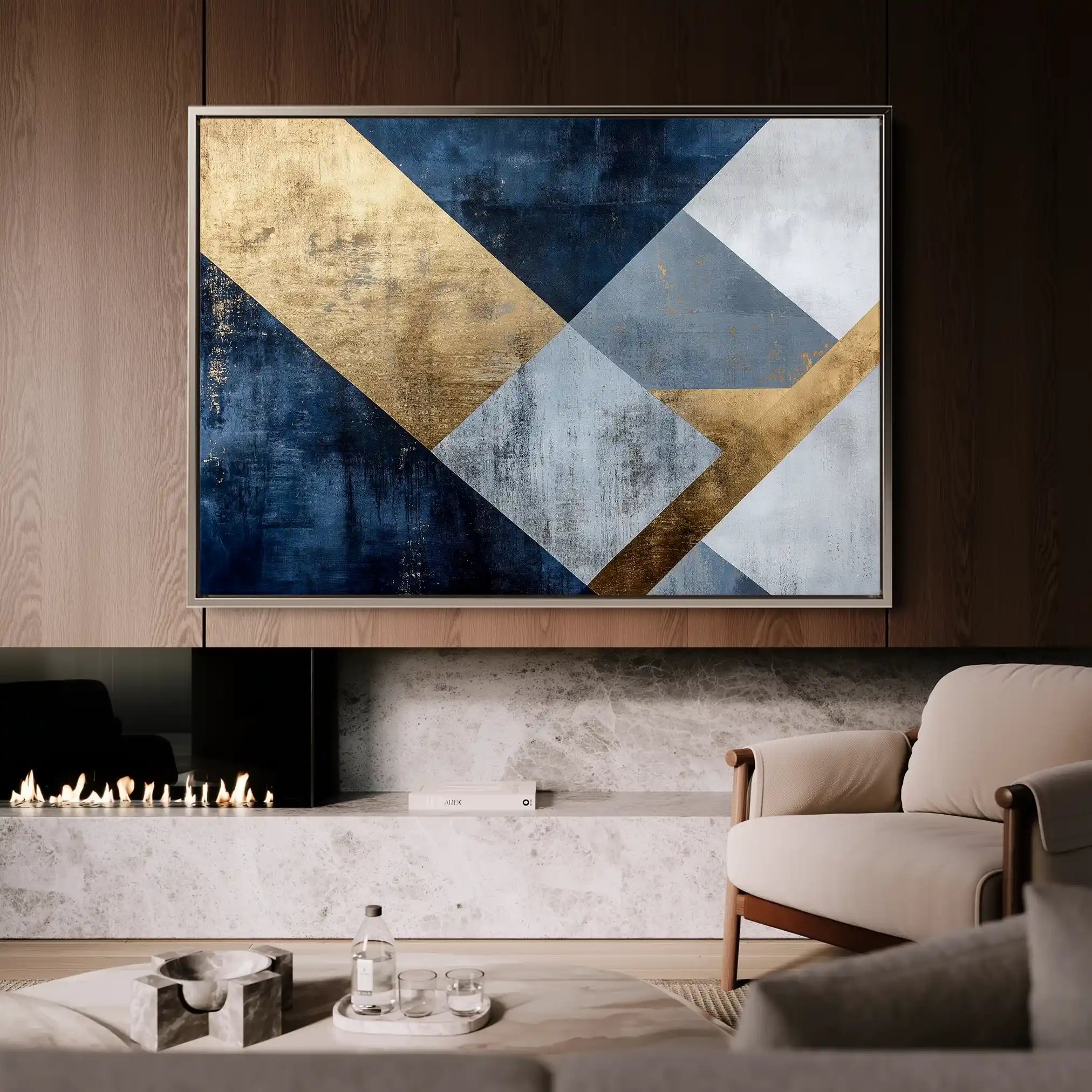 Abstract 561 Canvas Art 60 x 40 cm / Stretched on hidden frame
