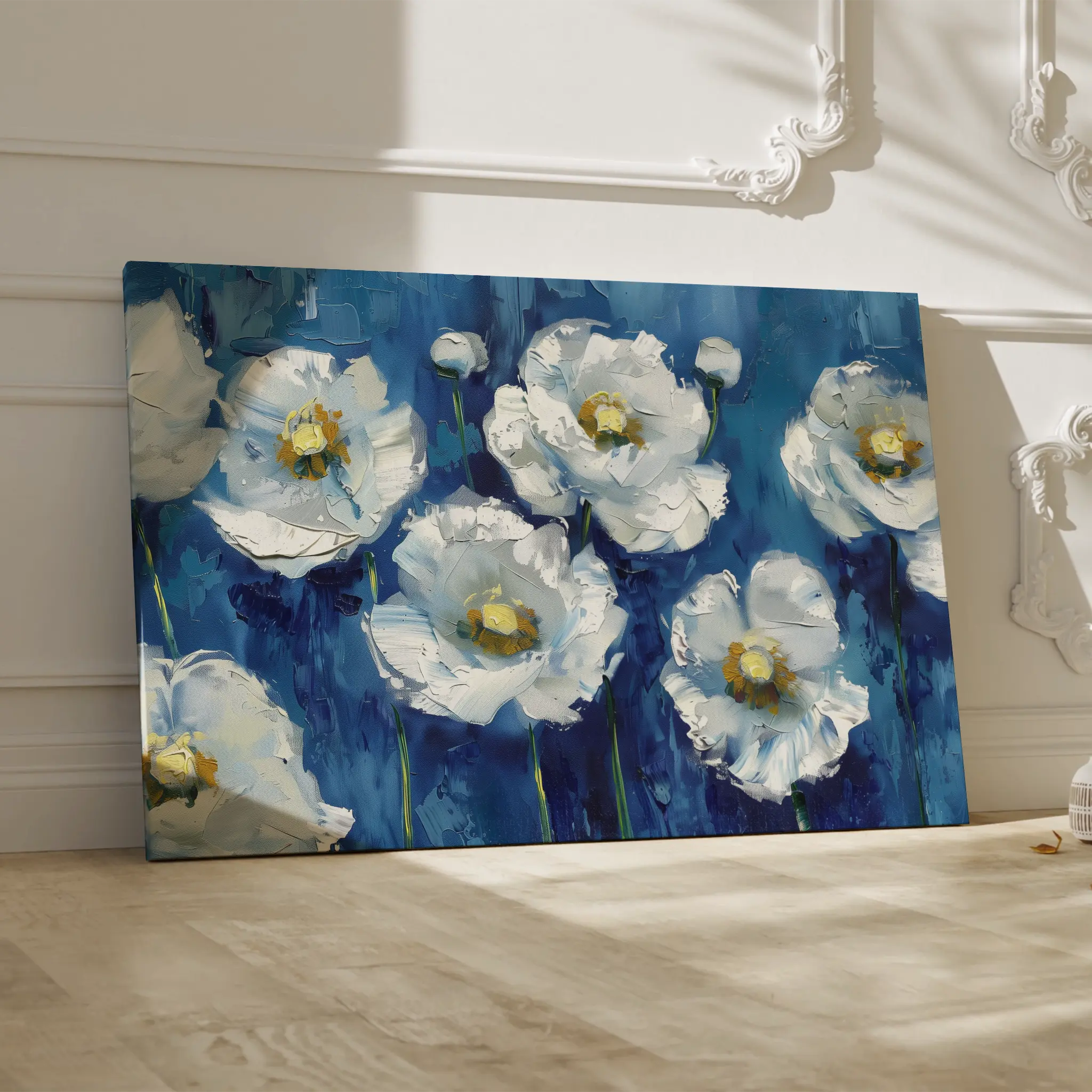 Floral Canvas Wall Art WAD561-F 90 x 60 cm / Stretched on hidden frame