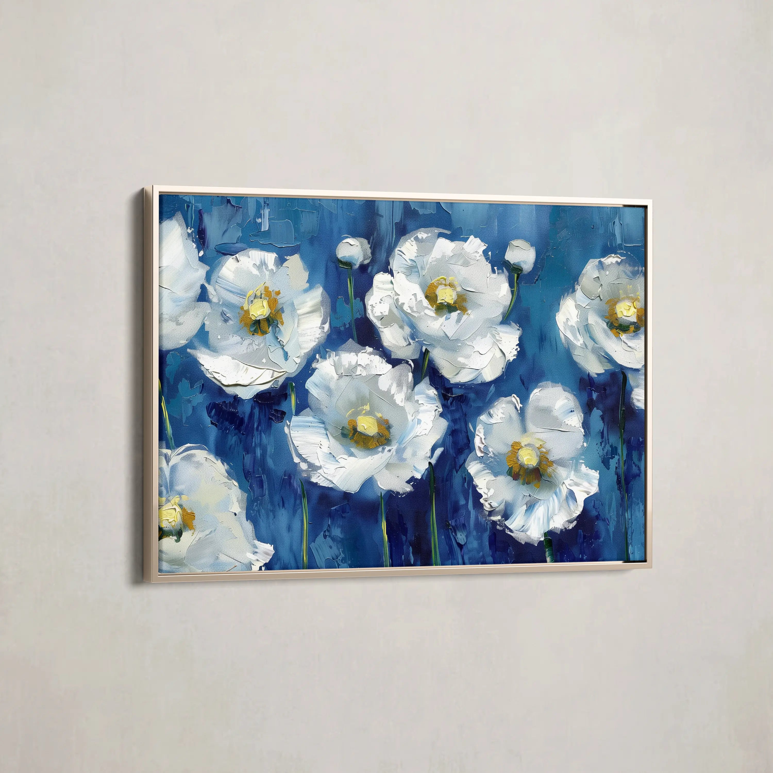 Floral Canvas Wall Art WAD561-F 90 x 60 cm / Stretched on hidden frame