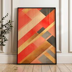 Abstract 562 Canvas Art 60 x 40 cm / Stretched on hidden frame