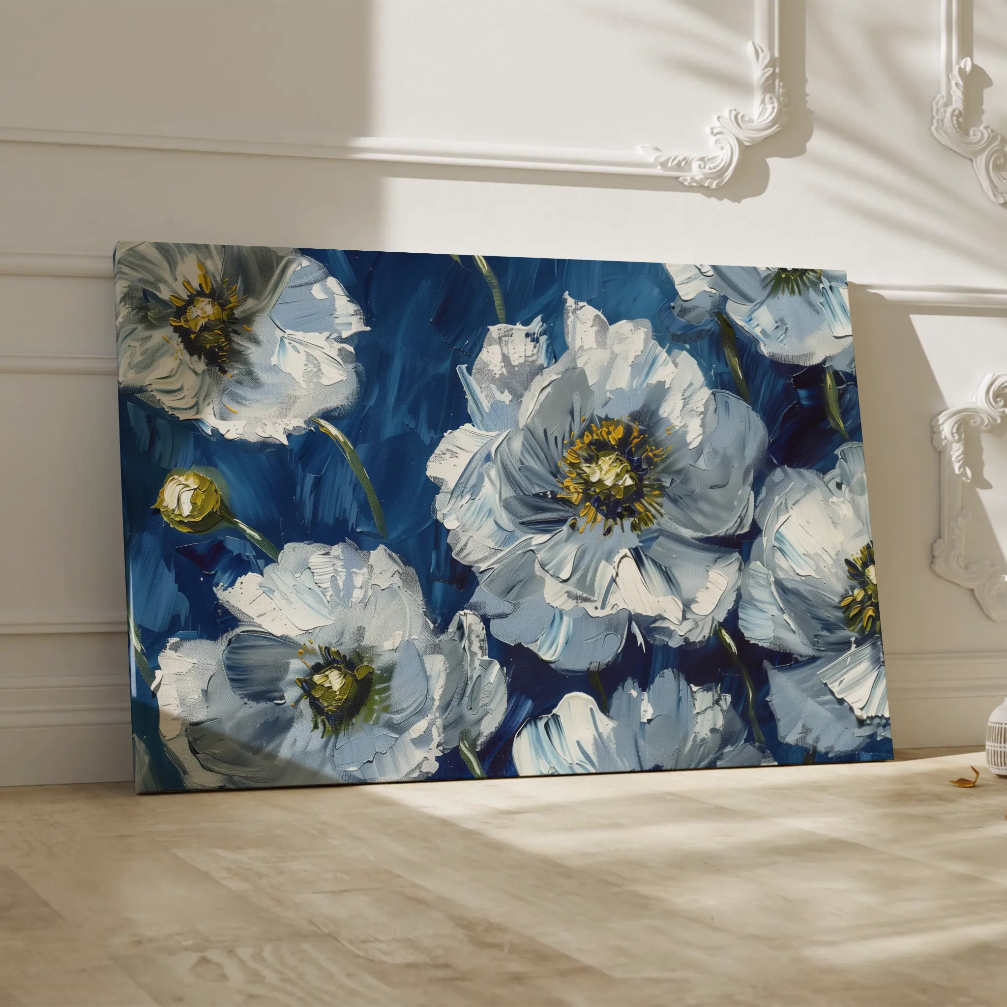 Floral Canvas Wall Art WAD562-F 90 x 60 cm / Stretched on hidden frame