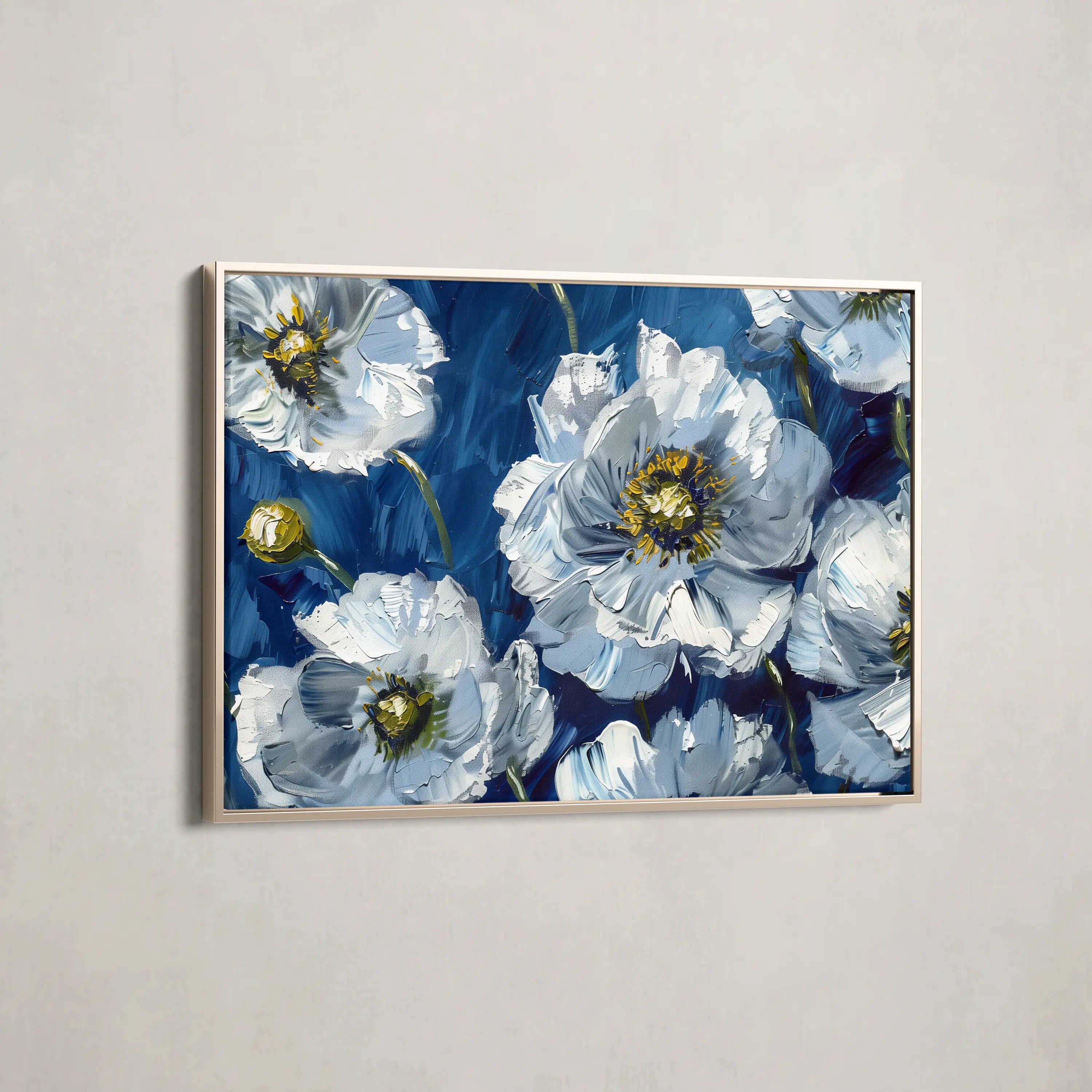 Floral Canvas Wall Art WAD562-F 90 x 60 cm / Stretched on hidden frame