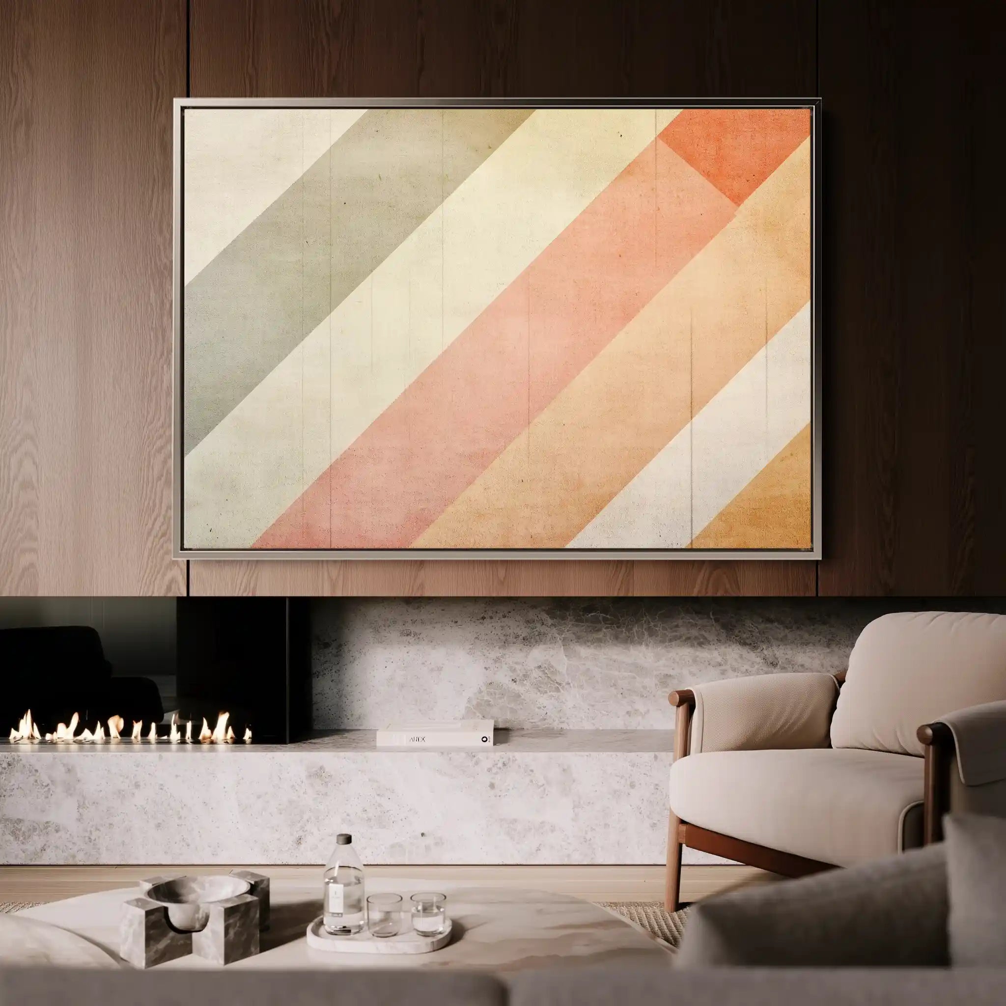 Abstract 565 Canvas Art 60 x 40 cm / Stretched on hidden frame