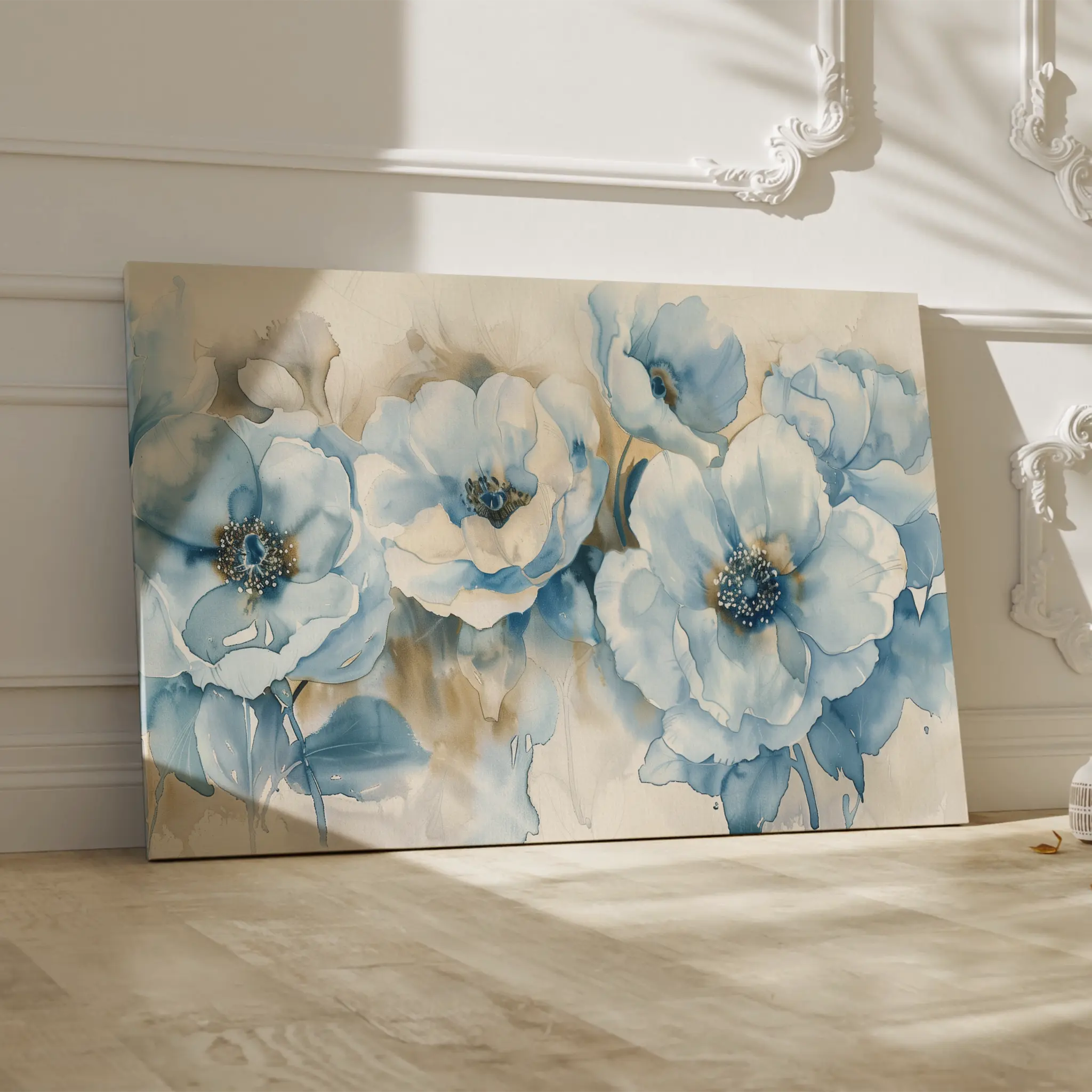 Floral Canvas Wall Art WAD565-F 90 x 60 cm / Stretched on hidden frame