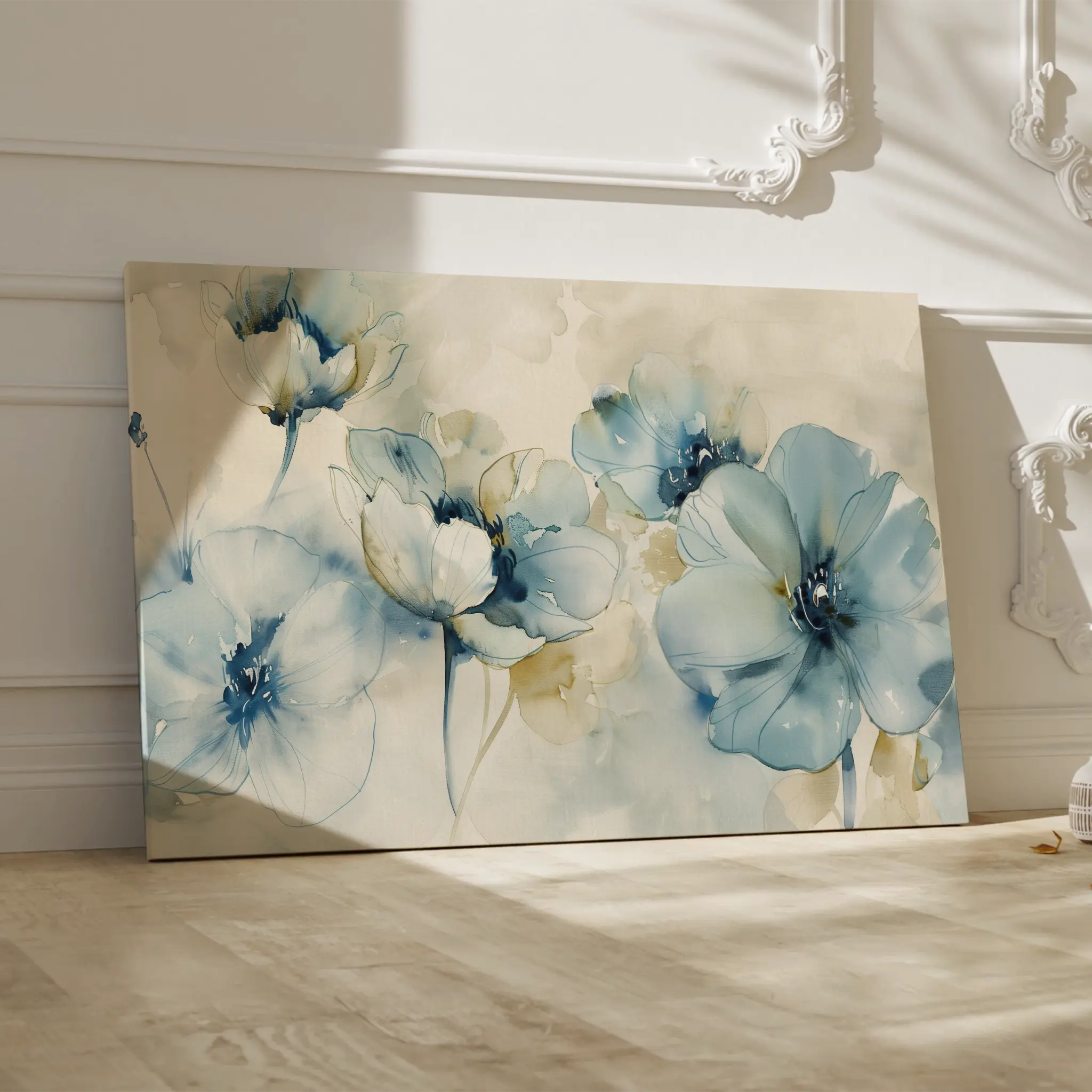 Floral Canvas Wall Art WAD566-F 90 x 60 cm / Stretched on hidden frame