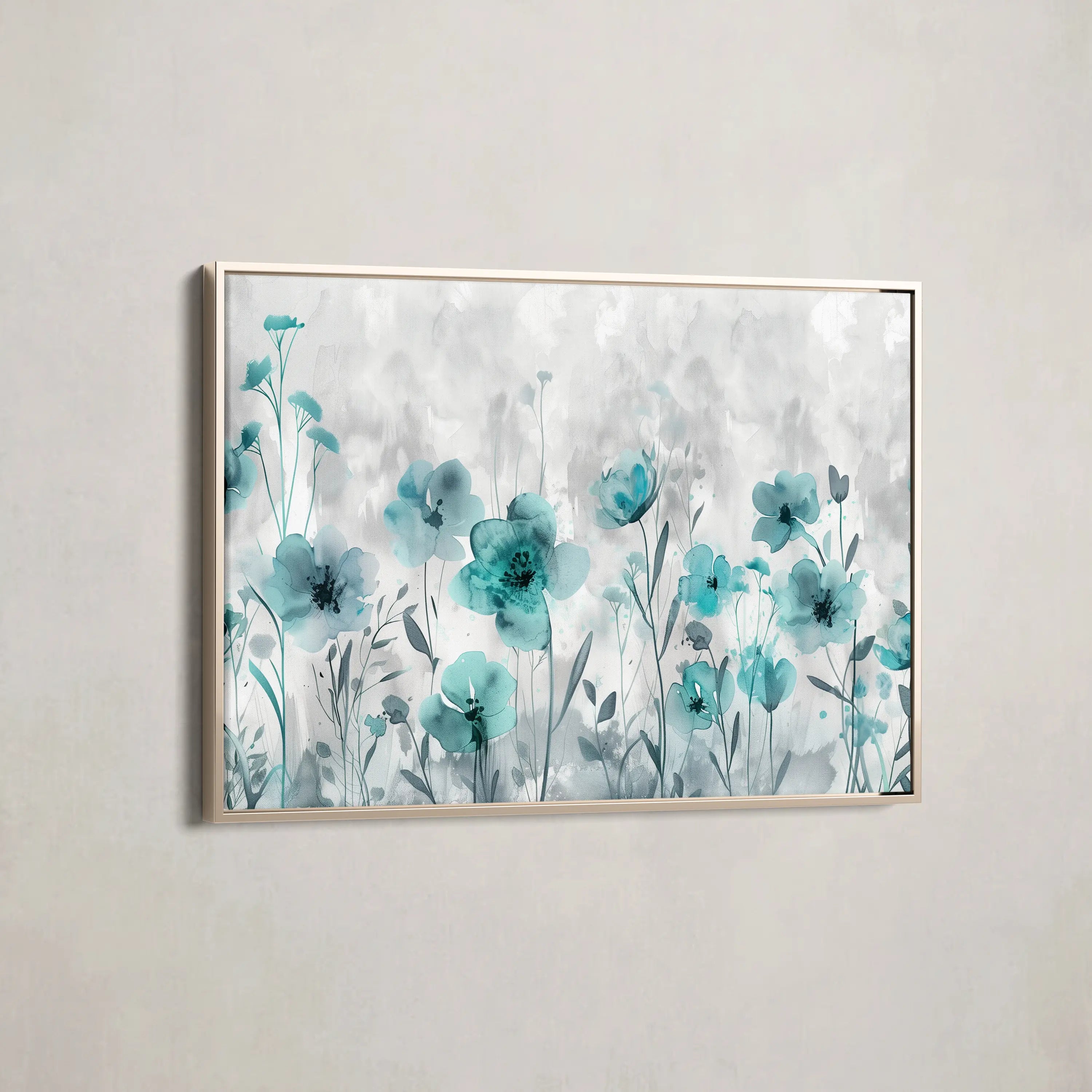 Floral Canvas Wall Art WAD568-F 90 x 60 cm / Stretched on hidden frame